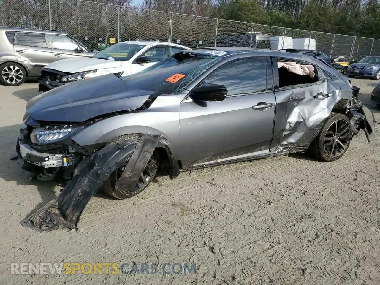 1 Photograph of a damaged car SHHFK7H90MU204285 HONDA CIVIC 2021