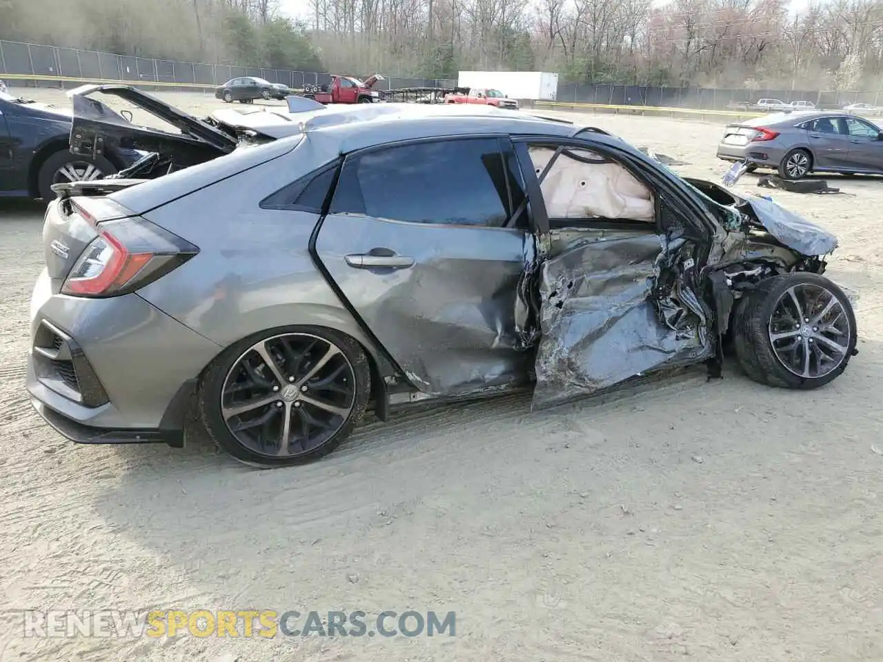 3 Photograph of a damaged car SHHFK7H90MU204285 HONDA CIVIC 2021
