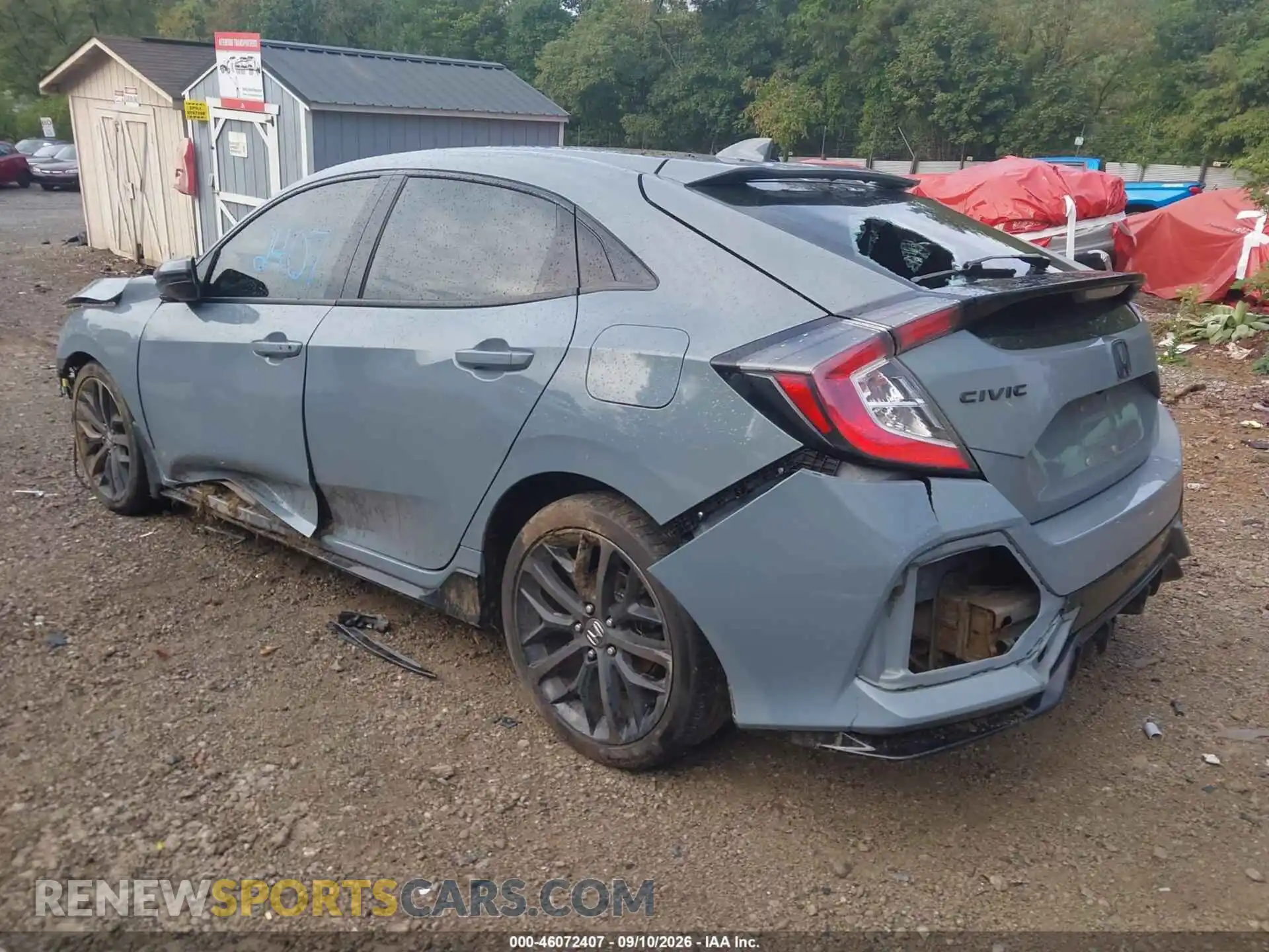 3 fotografías del automóvil dañado SHHFK7H92MU411504 HONDA CIVIC 2021