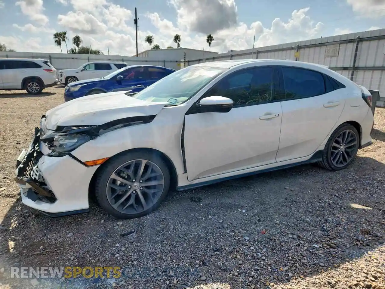1 Photograph of a damaged car SHHFK7H92MU417836 HONDA CIVIC 2021
