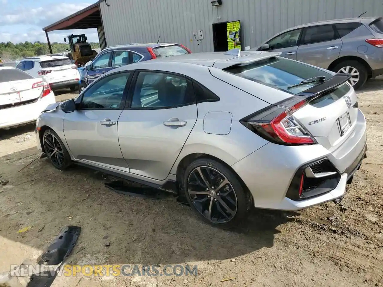 2 Photograph of a damaged car SHHFK7H96MU206364 HONDA CIVIC 2021