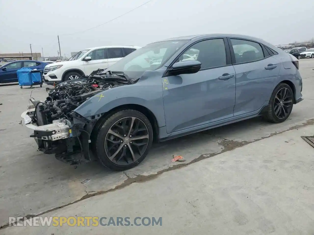 1 Photograph of a damaged car SHHFK7H97MU211654 HONDA CIVIC 2021