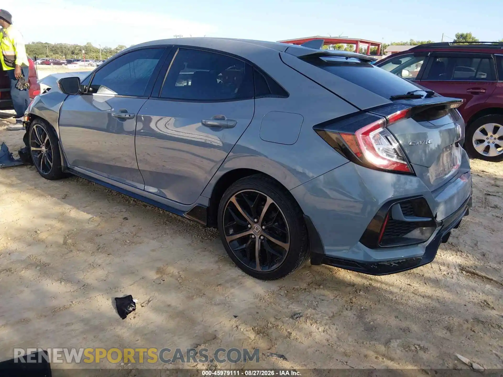 3 Photograph of a damaged car SHHFK7H98MU203420 HONDA CIVIC 2021