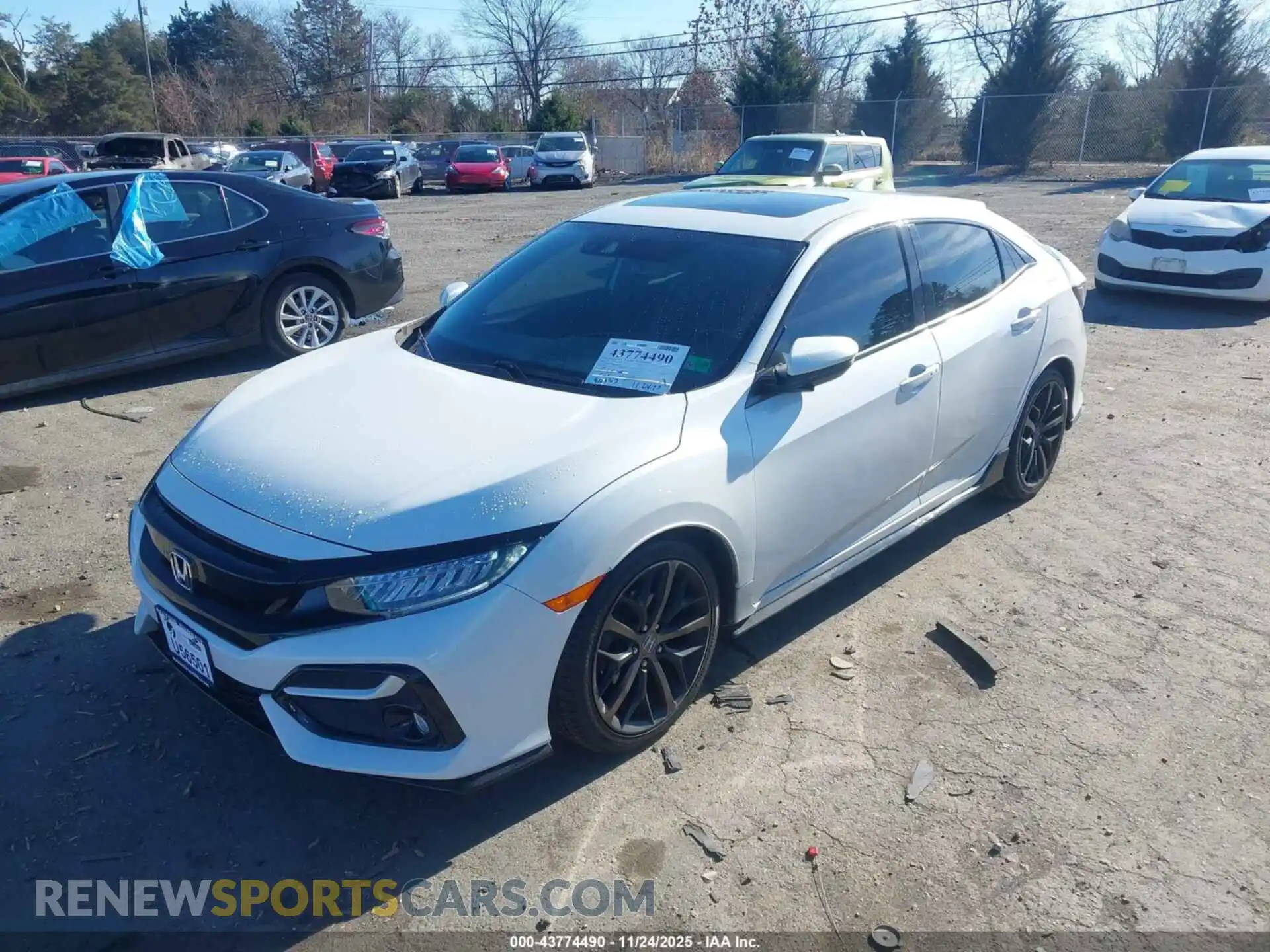 2 fotografías del automóvil dañado SHHFK7H98MU217026 HONDA CIVIC 2021