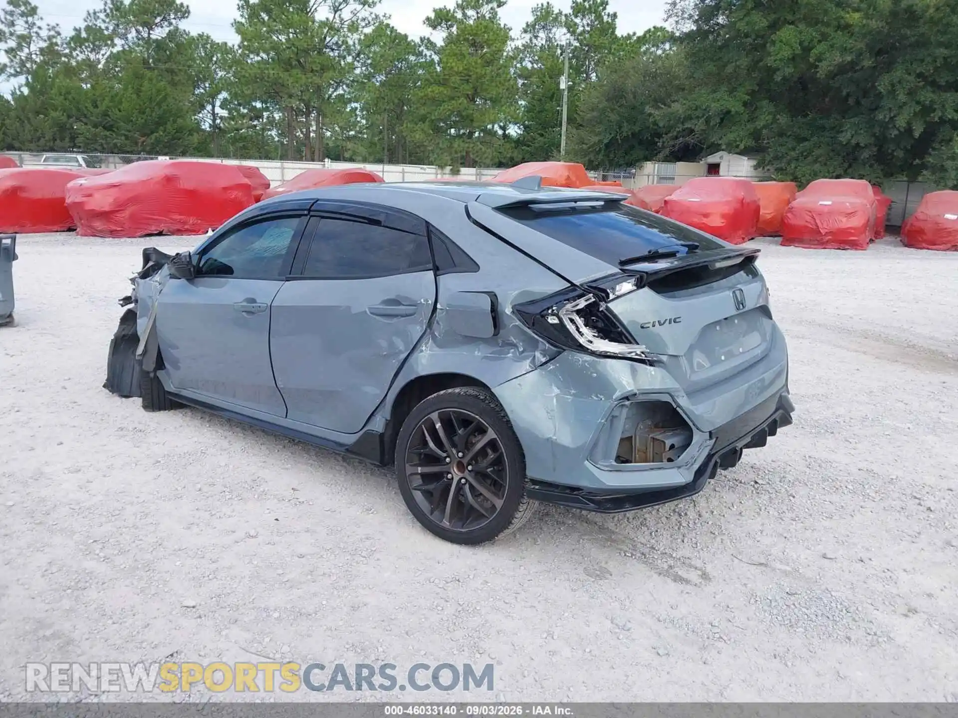 3 Фотография поврежденного автомобиля SHHFK7H99MU201448 HONDA CIVIC 2021