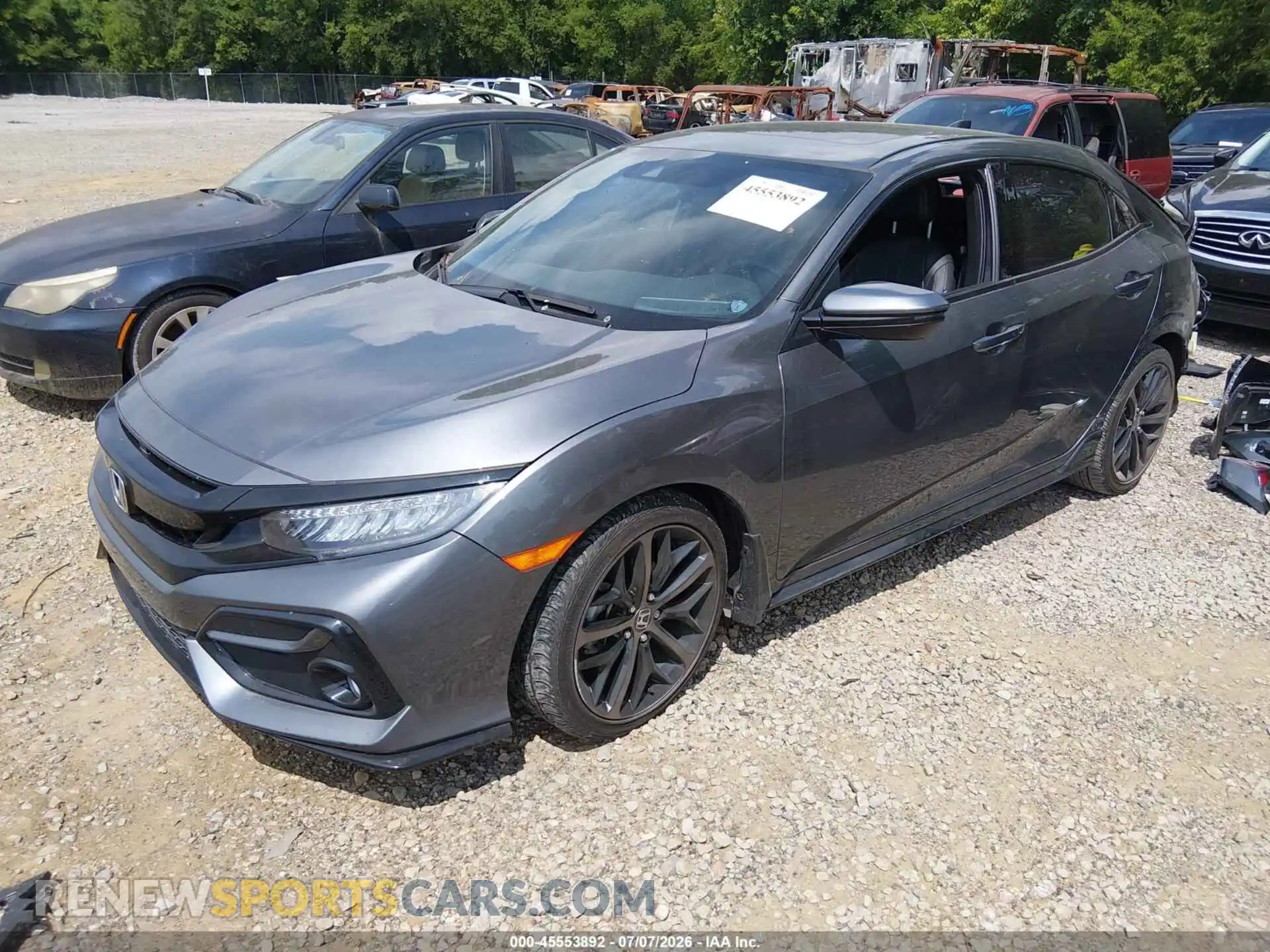 2 fotografías del automóvil dañado SHHFK7H9XMU210515 HONDA CIVIC 2021