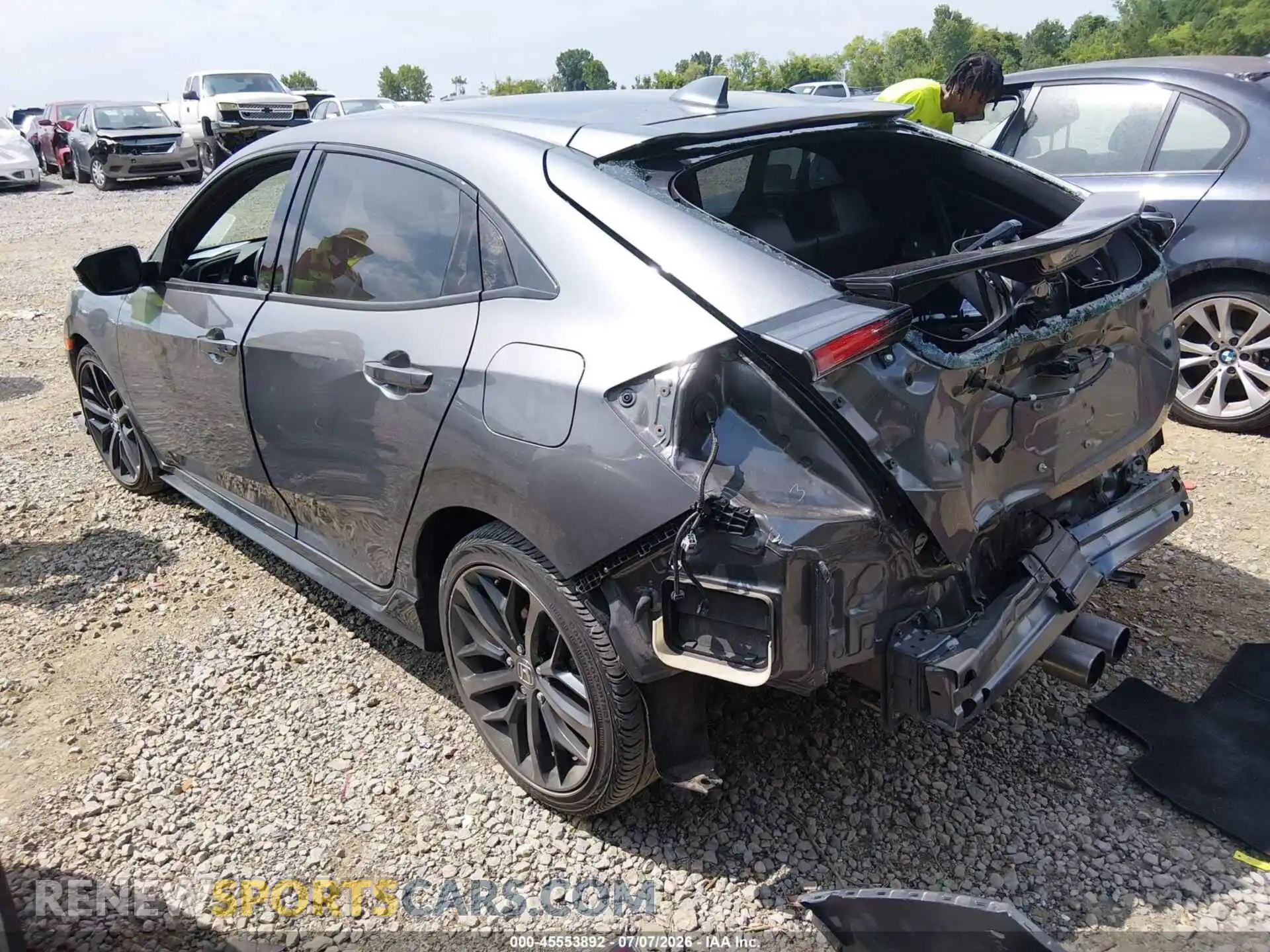 3 fotografías del automóvil dañado SHHFK7H9XMU210515 HONDA CIVIC 2021