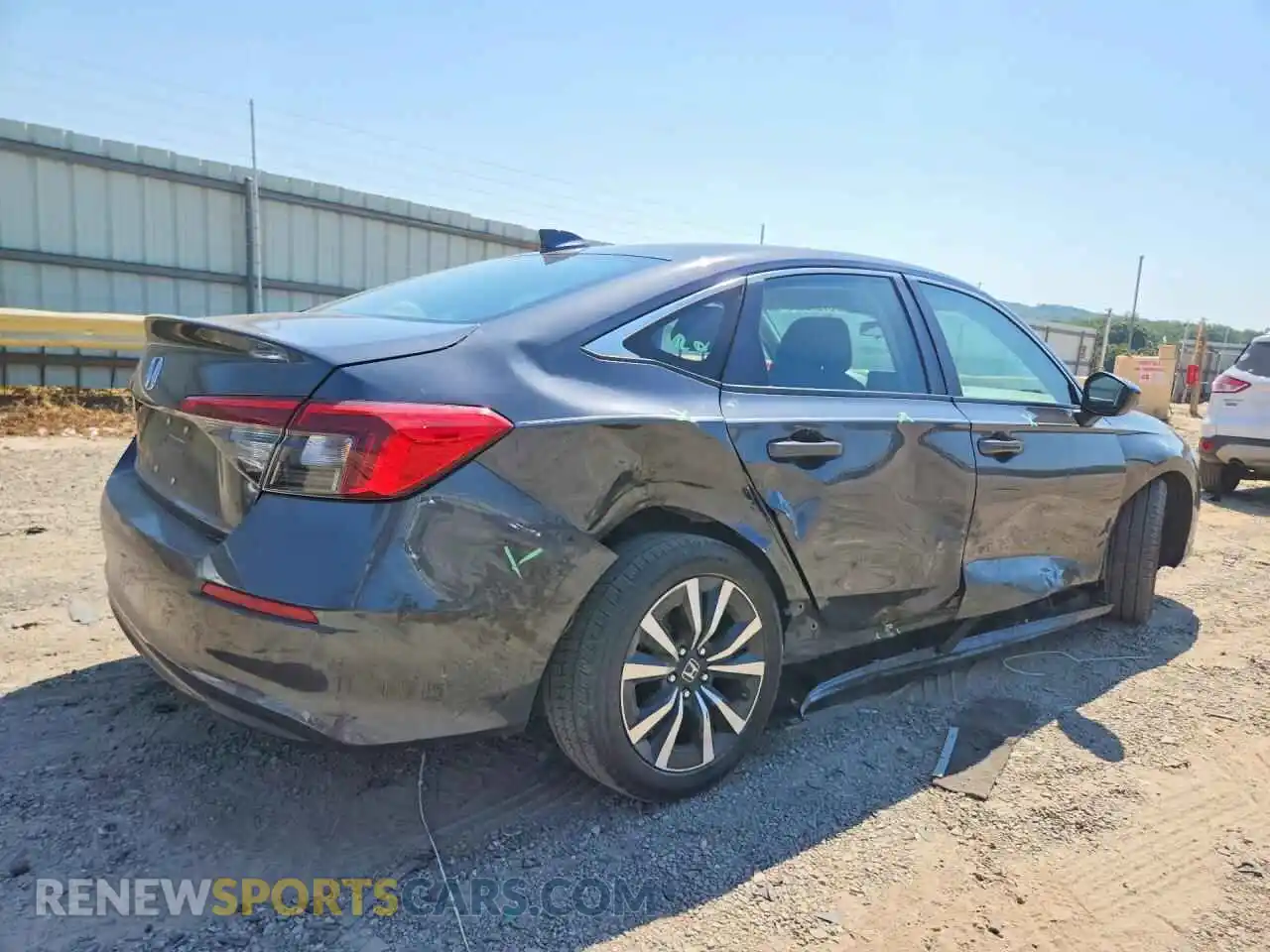 3 fotografías del automóvil dañado 2HGFE1F70NH329095 HONDA CIVIC 2022