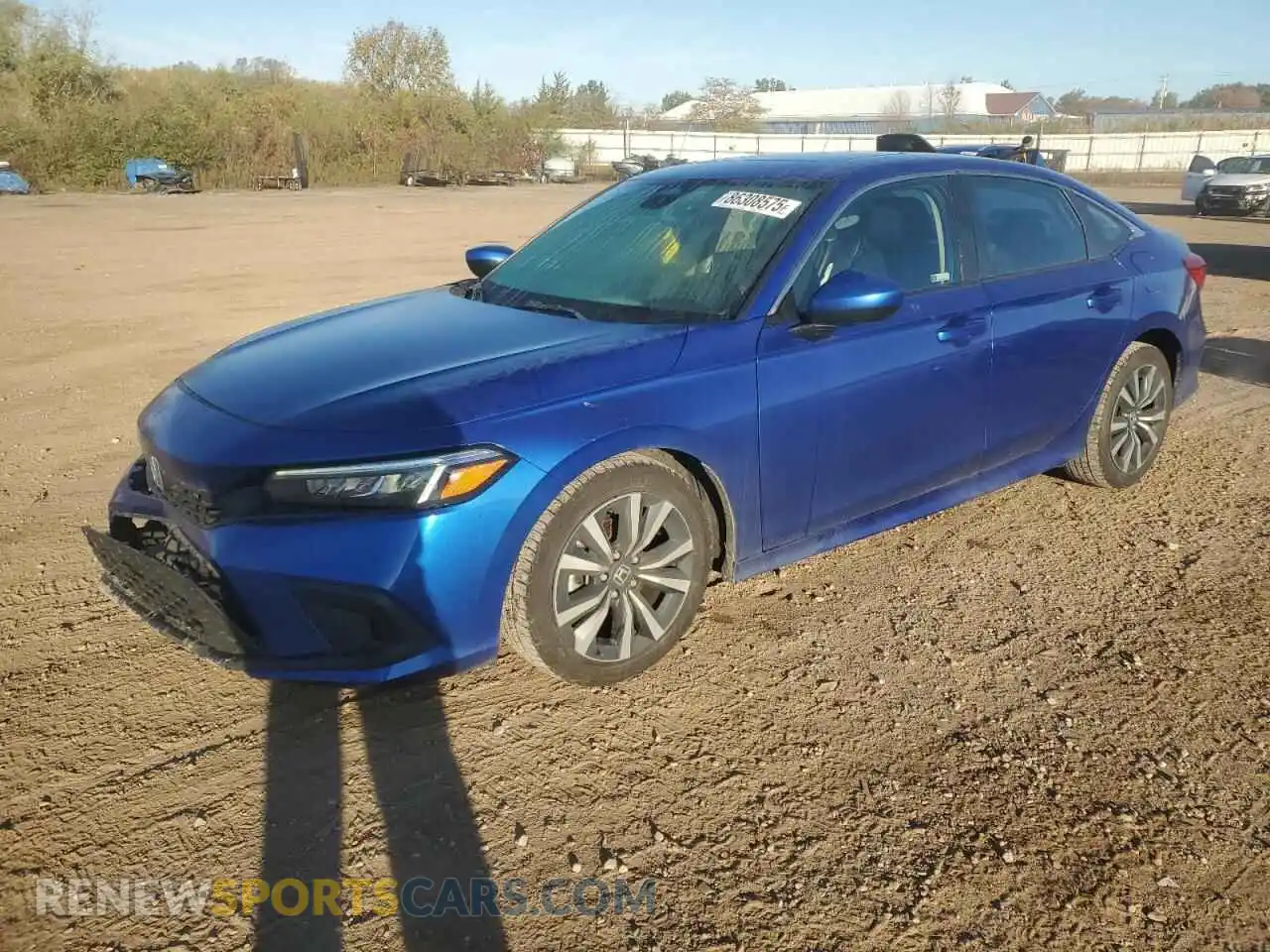 1 Photograph of a damaged car 2HGFE1F72NH308300 HONDA CIVIC 2022