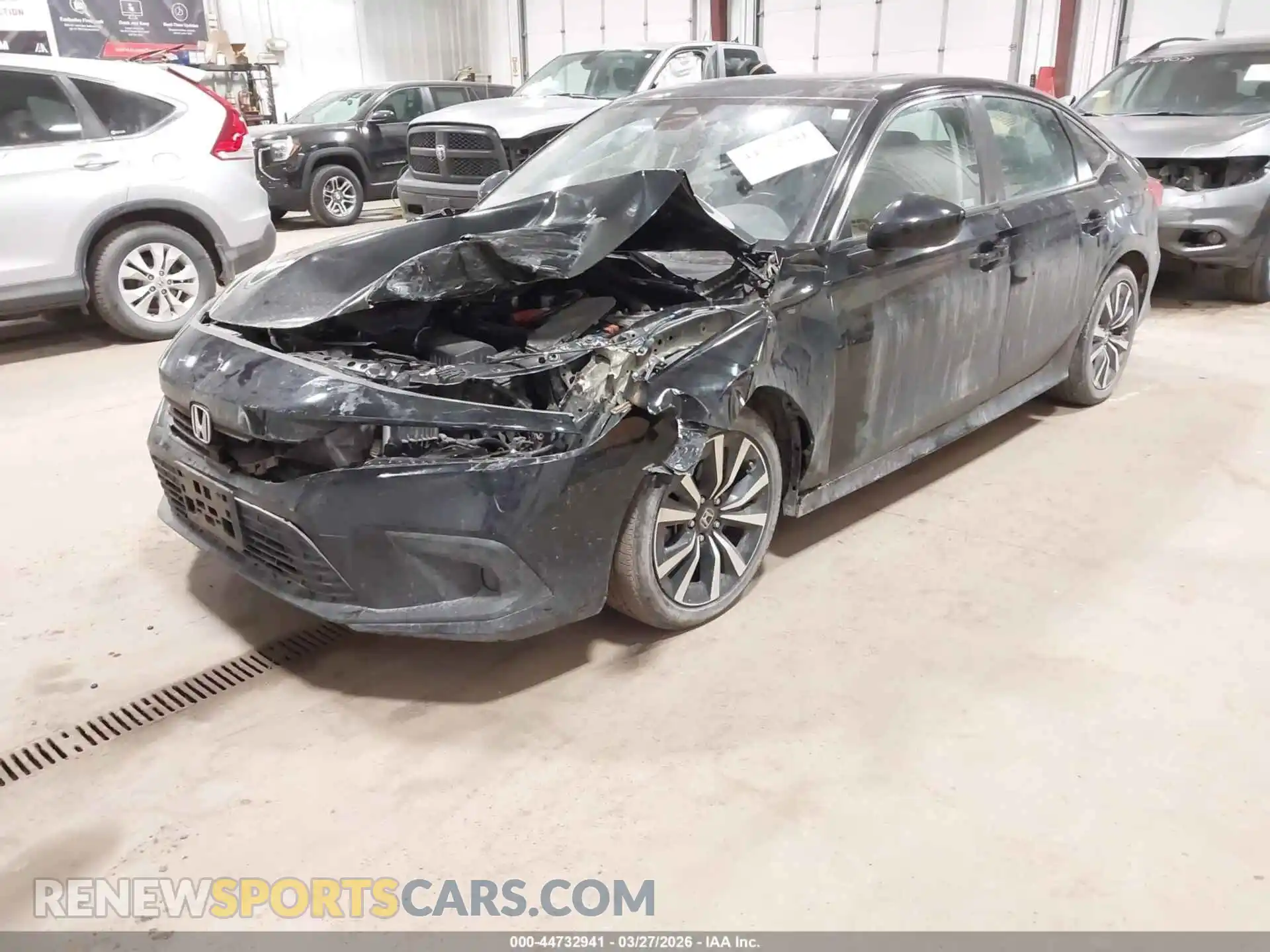 2 Photograph of a damaged car 2HGFE1F73NH314140 HONDA CIVIC 2022