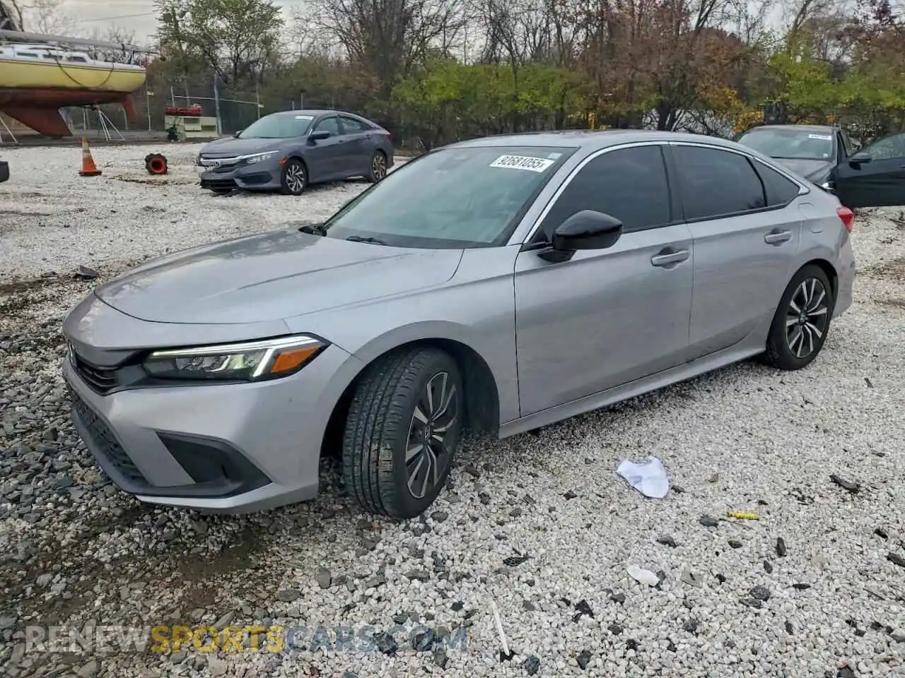1 Photograph of a damaged car 2HGFE1F73NH323601 HONDA CIVIC 2022