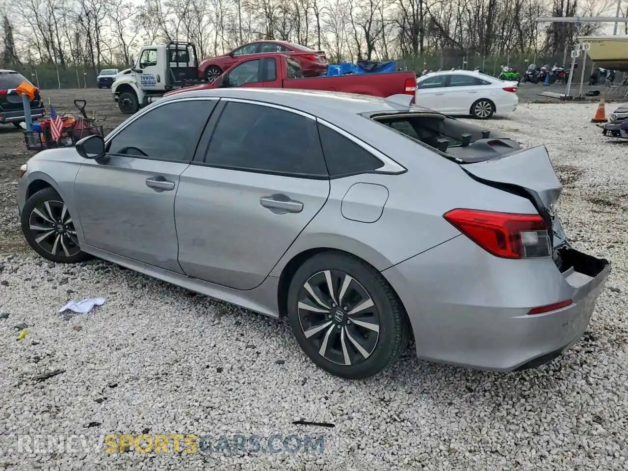 2 Photograph of a damaged car 2HGFE1F73NH323601 HONDA CIVIC 2022