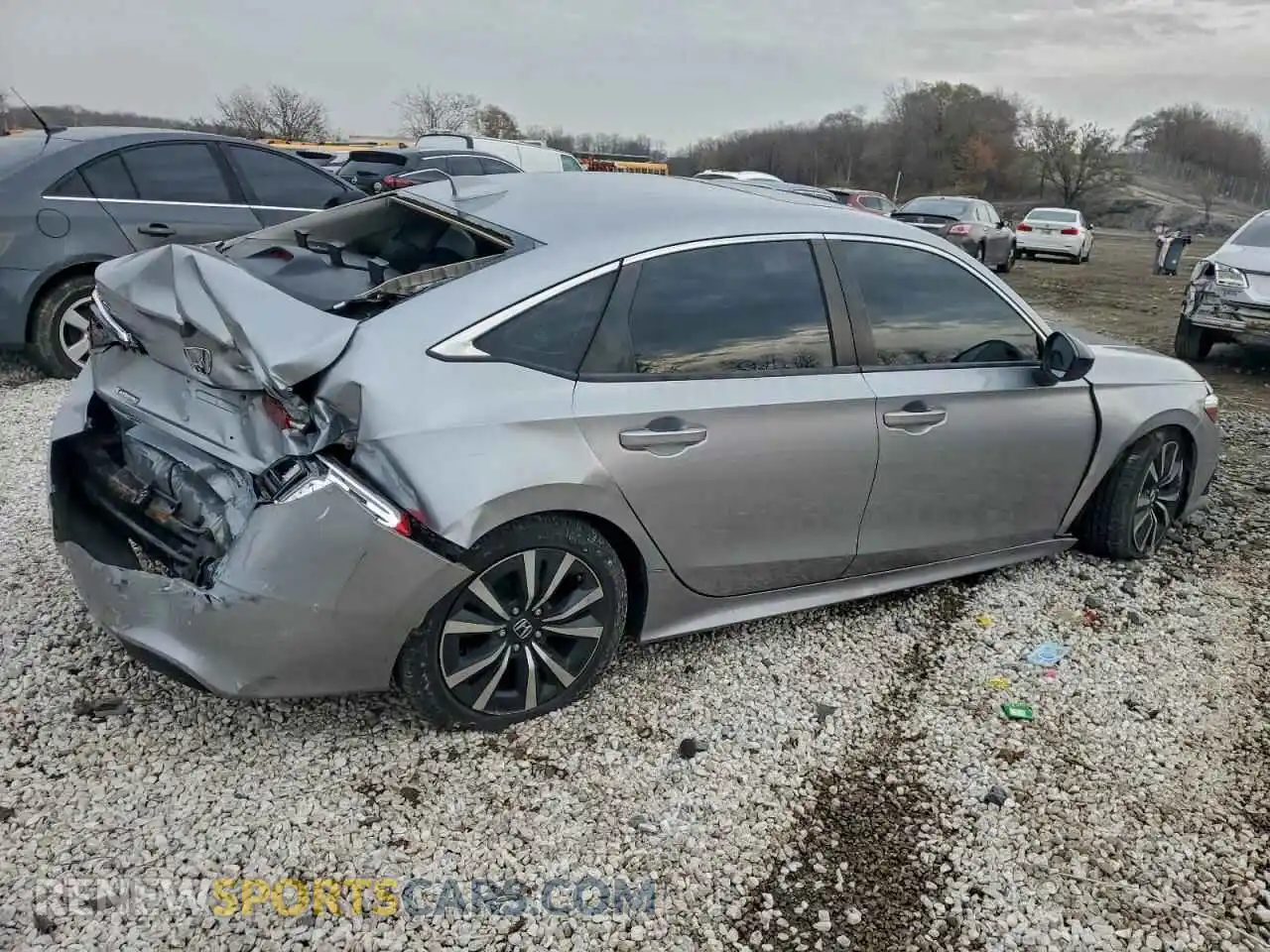 3 Photograph of a damaged car 2HGFE1F73NH323601 HONDA CIVIC 2022