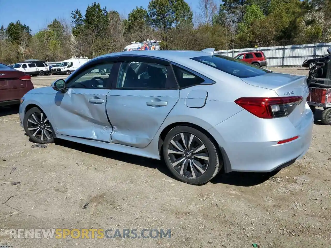 2 Photograph of a damaged car 2HGFE1F7XNH317892 HONDA CIVIC 2022
