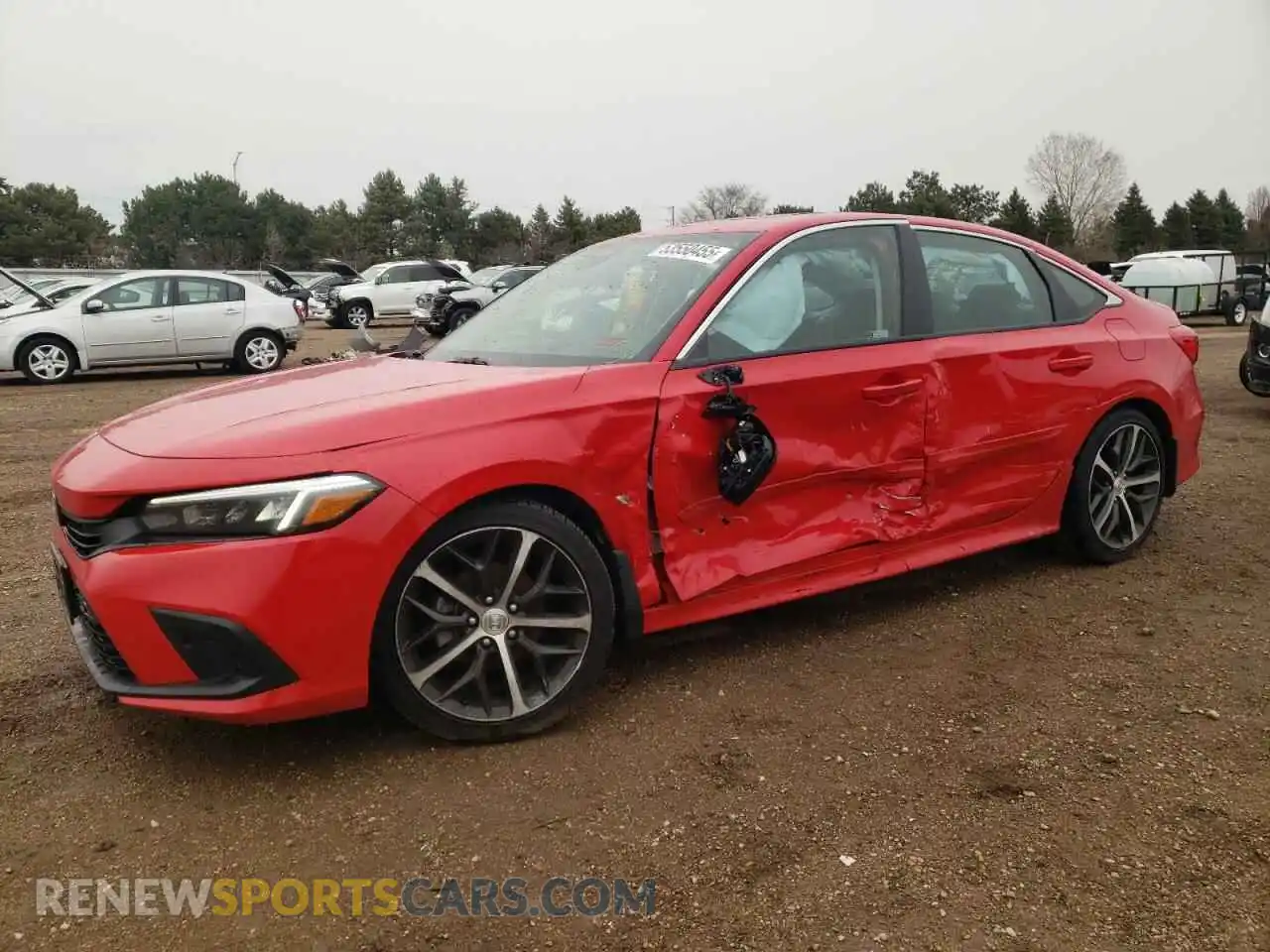1 Photograph of a damaged car 2HGFE1F90NH308510 HONDA CIVIC 2022