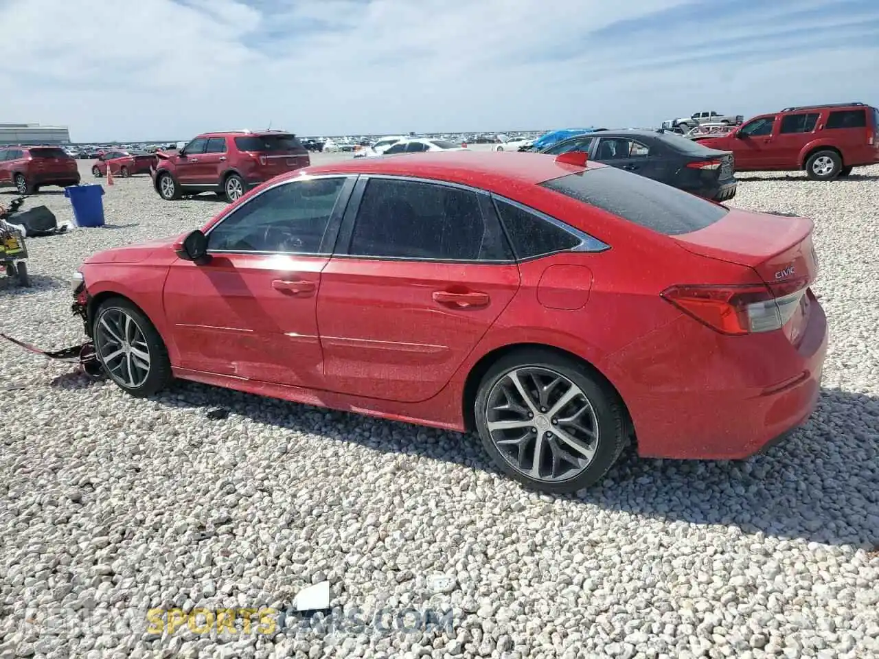2 Photograph of a damaged car 2HGFE1F97NH306852 HONDA CIVIC 2022