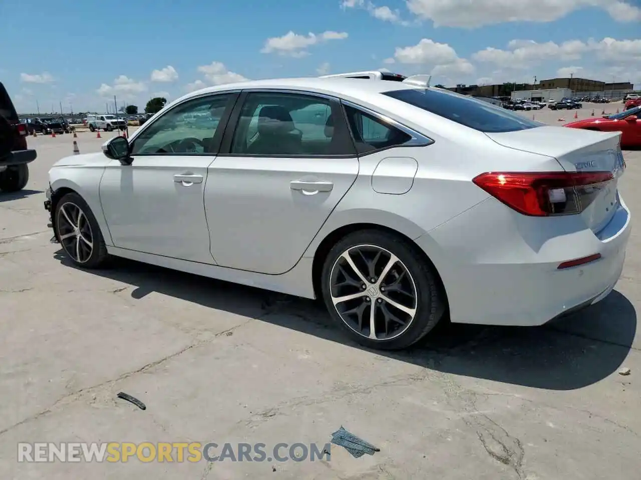 2 Photograph of a damaged car 2HGFE1F9XNH305033 HONDA CIVIC 2022