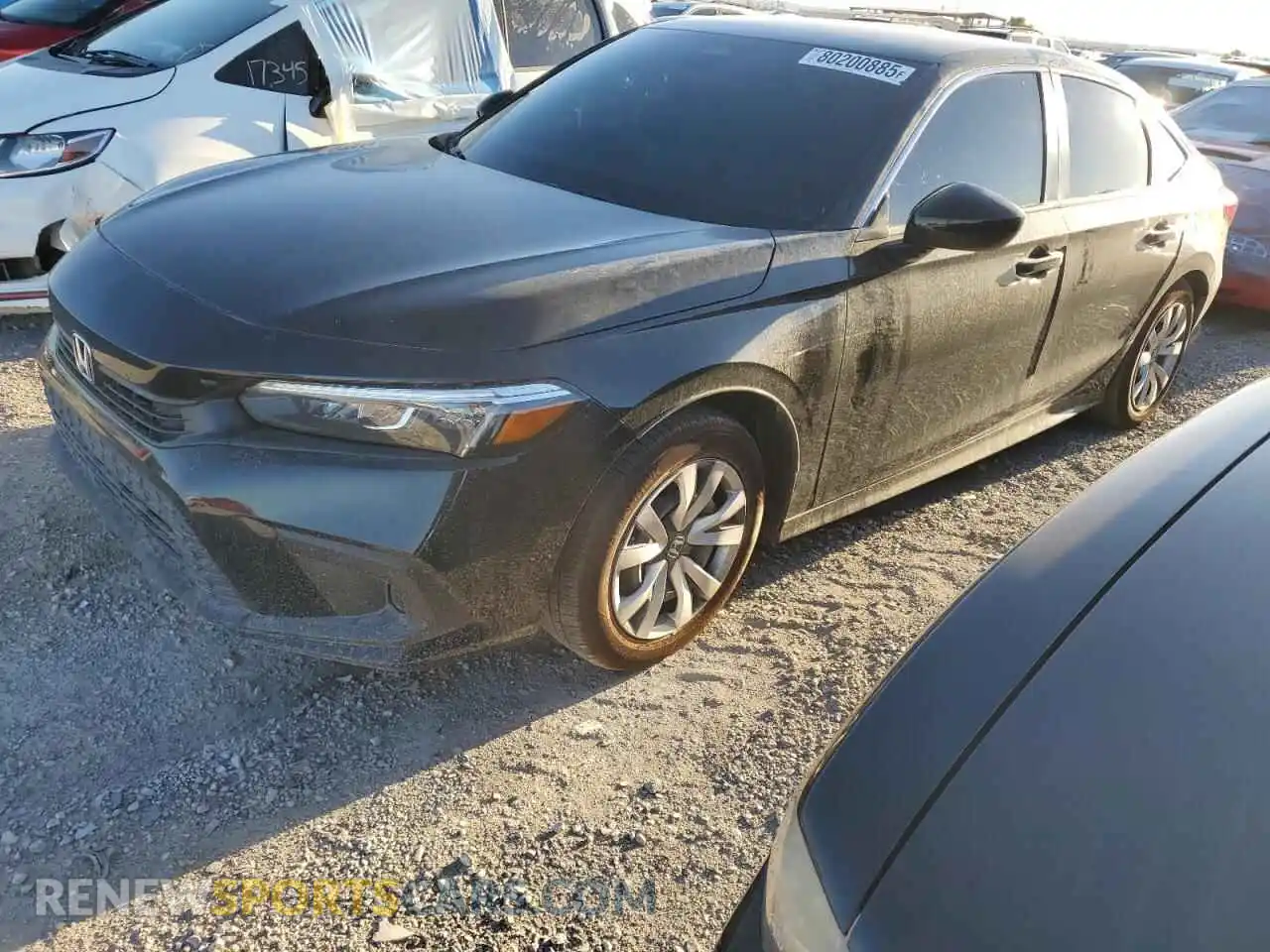 2 Photograph of a damaged car 2HGFE2F20NH505668 HONDA CIVIC 2022
