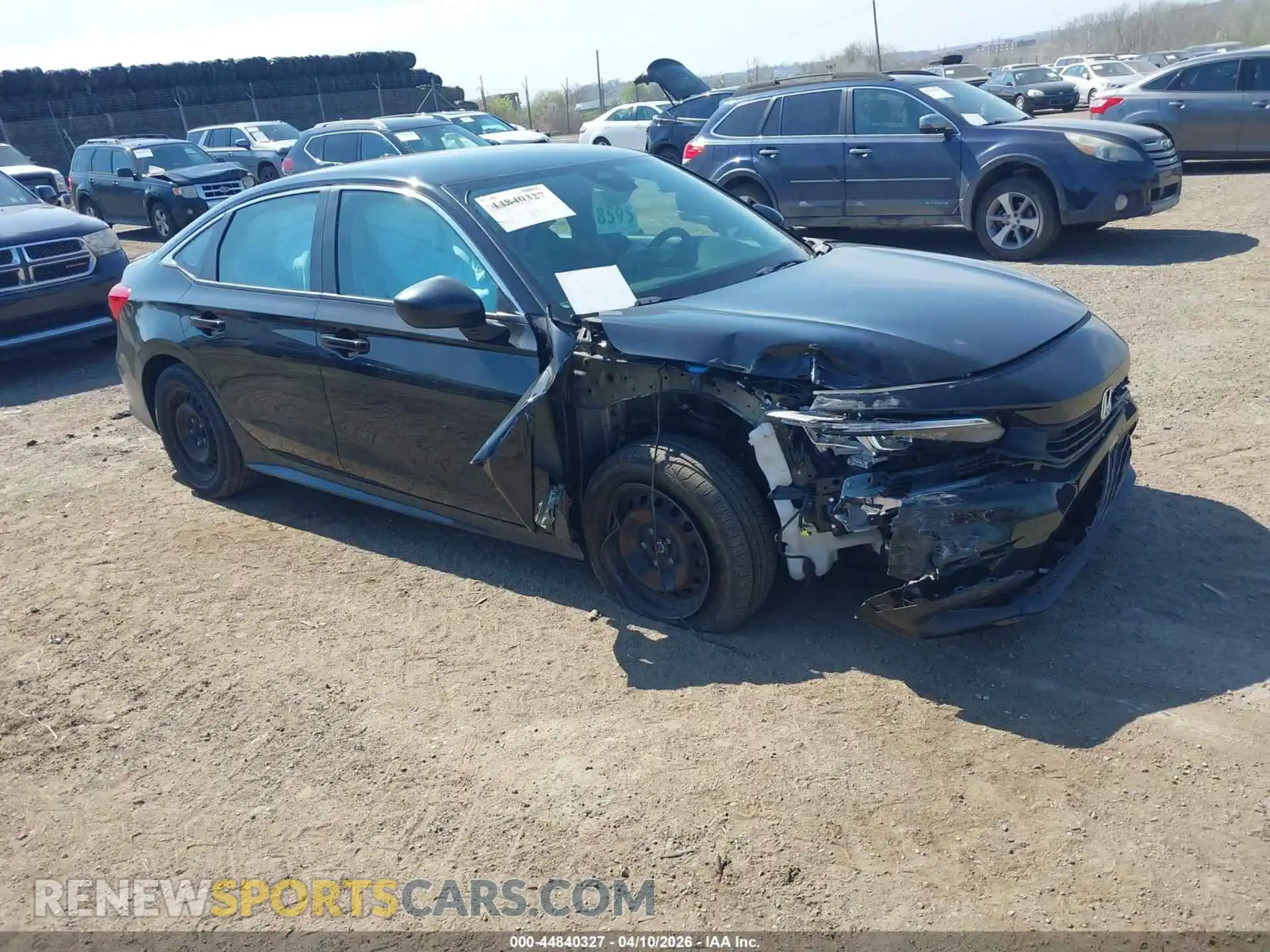 1 Photograph of a damaged car 2HGFE2F20NH507355 HONDA CIVIC 2022