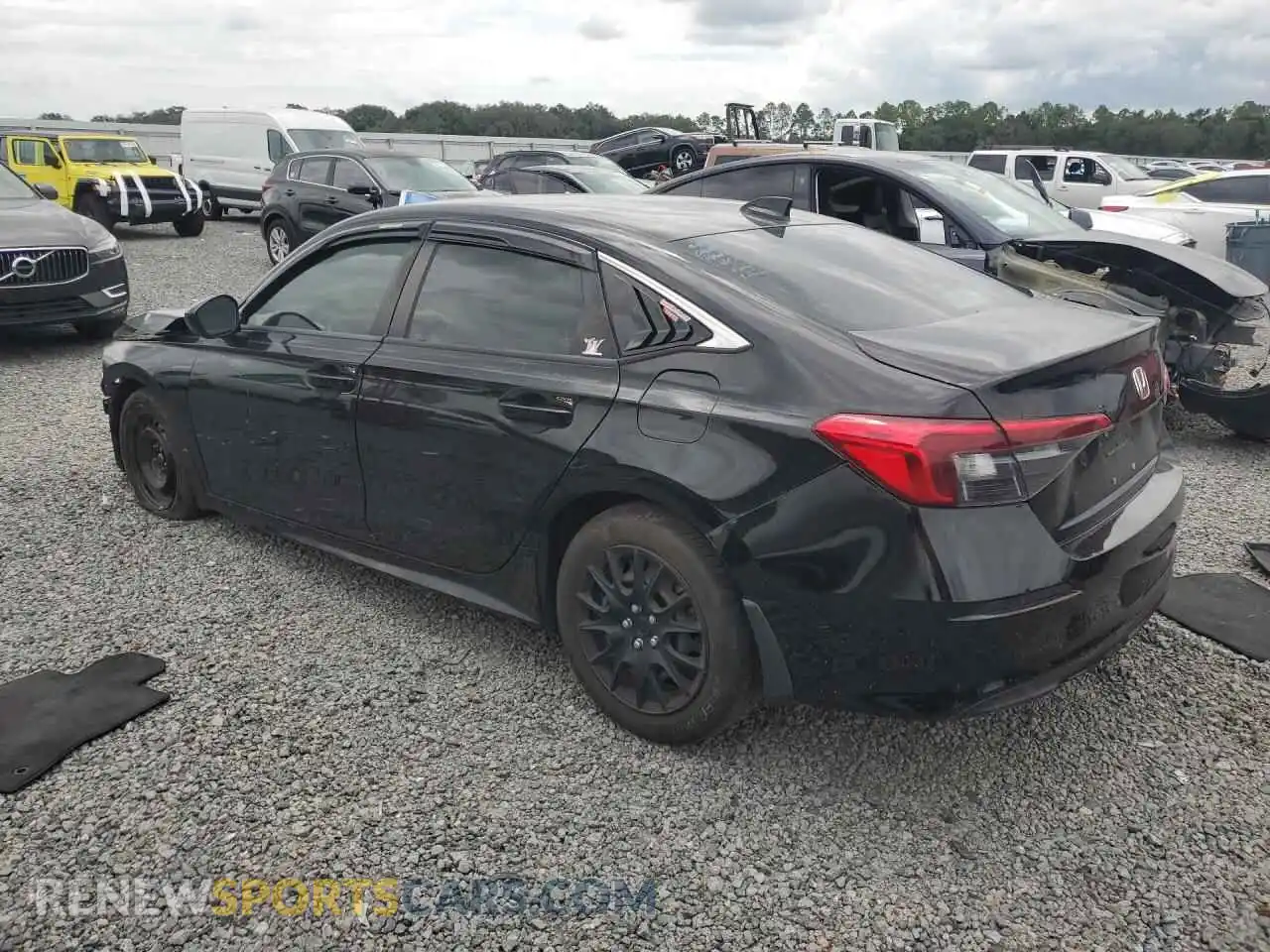 2 Photograph of a damaged car 2HGFE2F20NH552019 HONDA CIVIC 2022