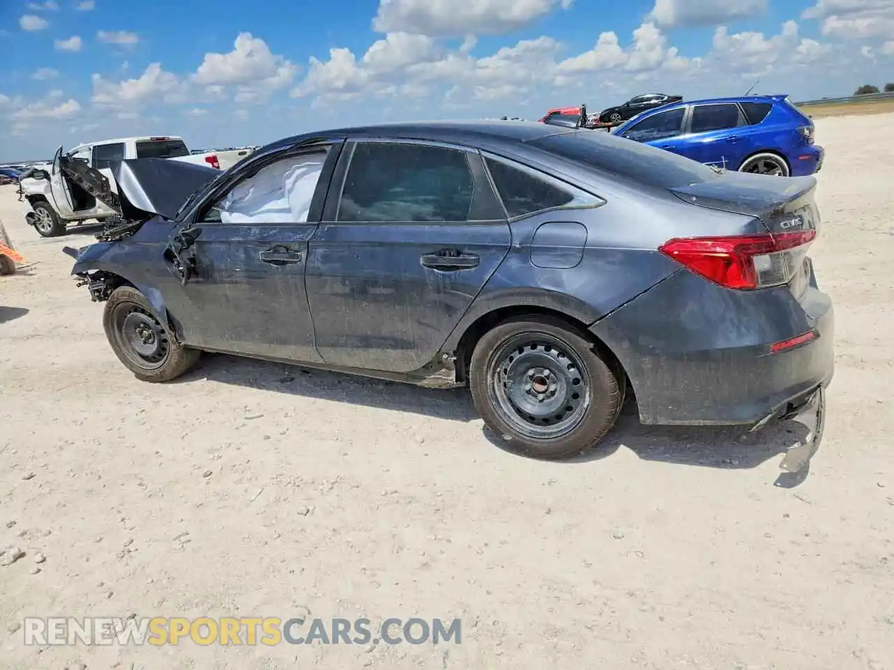 2 Photograph of a damaged car 2HGFE2F20NH589992 HONDA CIVIC 2022