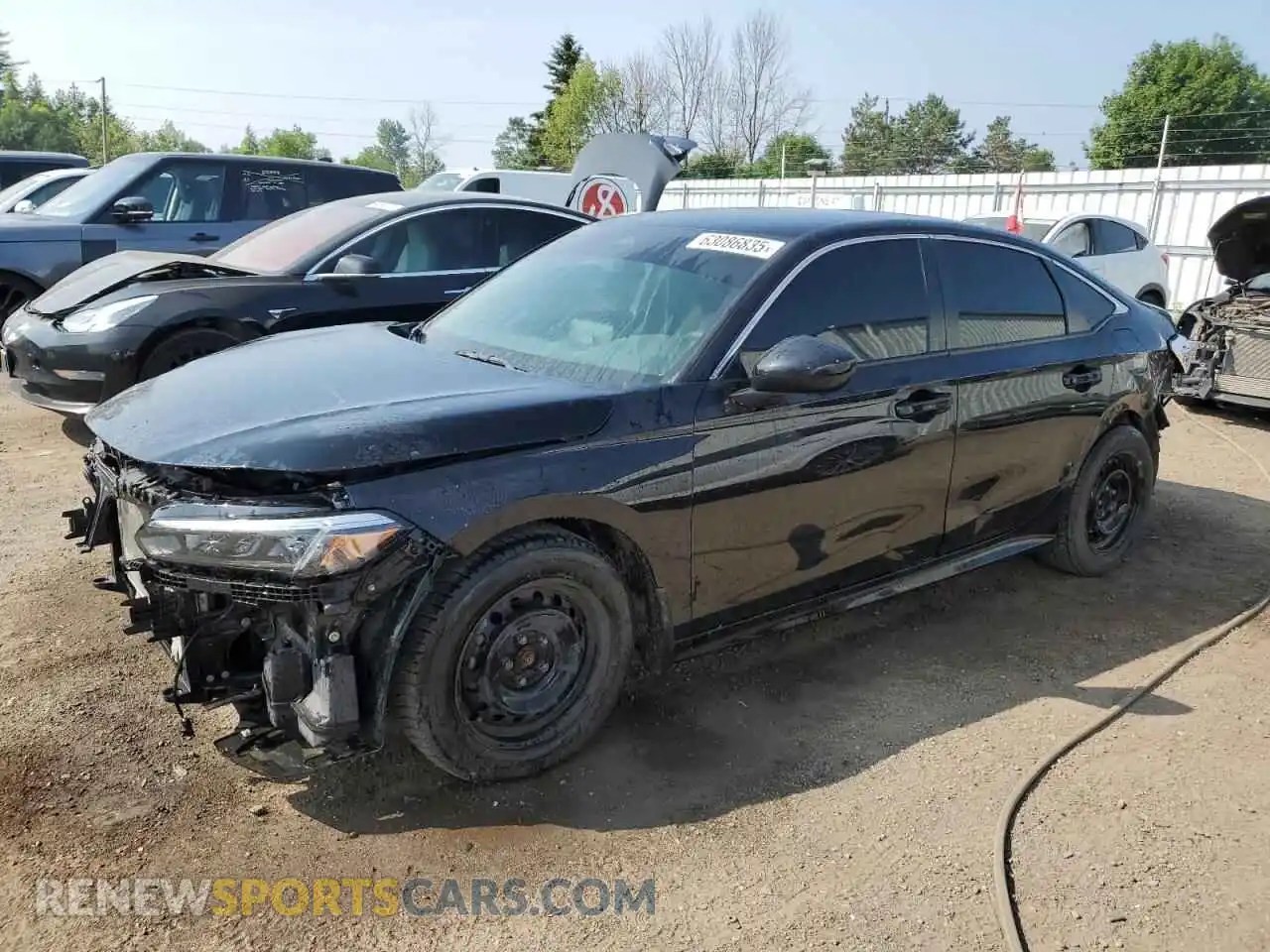1 Photograph of a damaged car 2HGFE2F21NH122015 HONDA CIVIC 2022