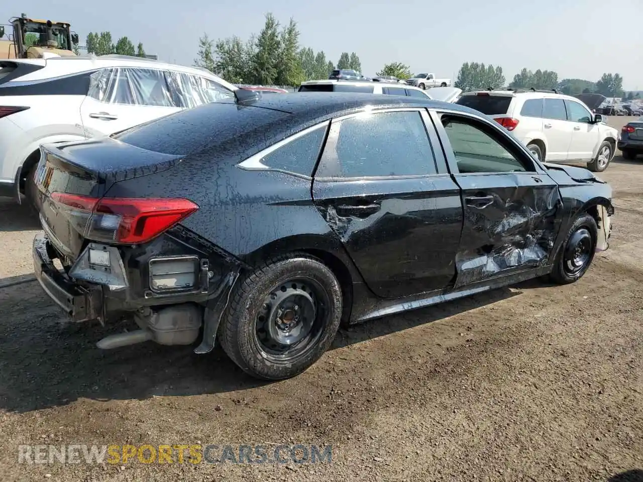 3 Photograph of a damaged car 2HGFE2F21NH122015 HONDA CIVIC 2022