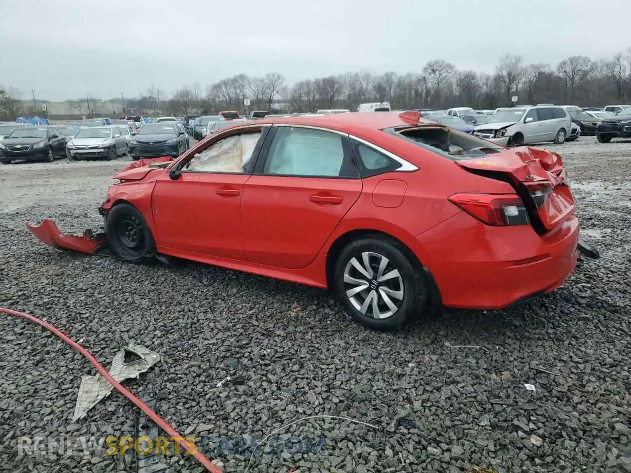 2 Photograph of a damaged car 2HGFE2F21NH548996 HONDA CIVIC 2022