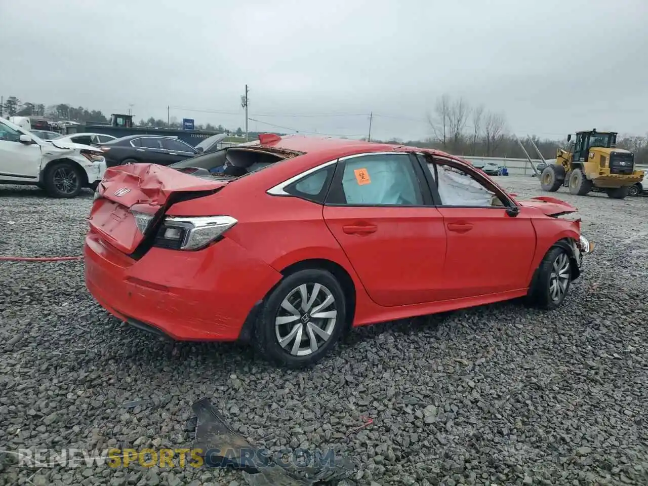 3 Photograph of a damaged car 2HGFE2F21NH548996 HONDA CIVIC 2022