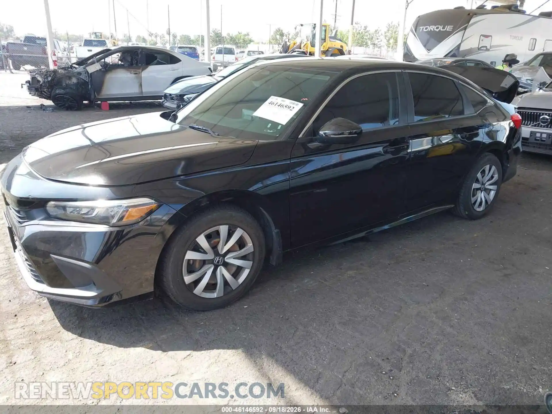 2 Photograph of a damaged car 2HGFE2F22NH520155 HONDA CIVIC 2022