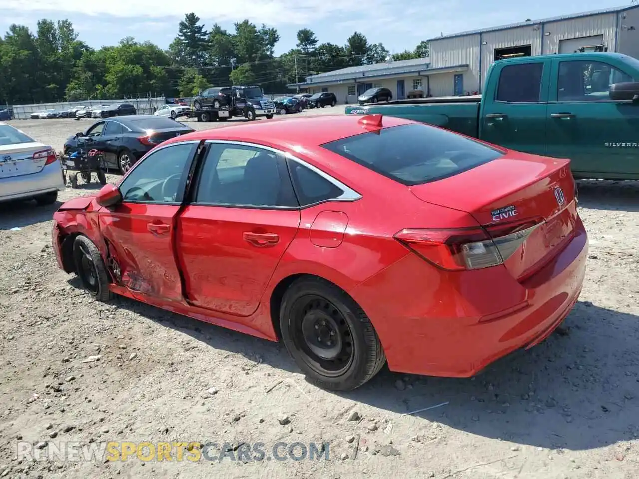 2 Photograph of a damaged car 2HGFE2F22NH526893 HONDA CIVIC 2022