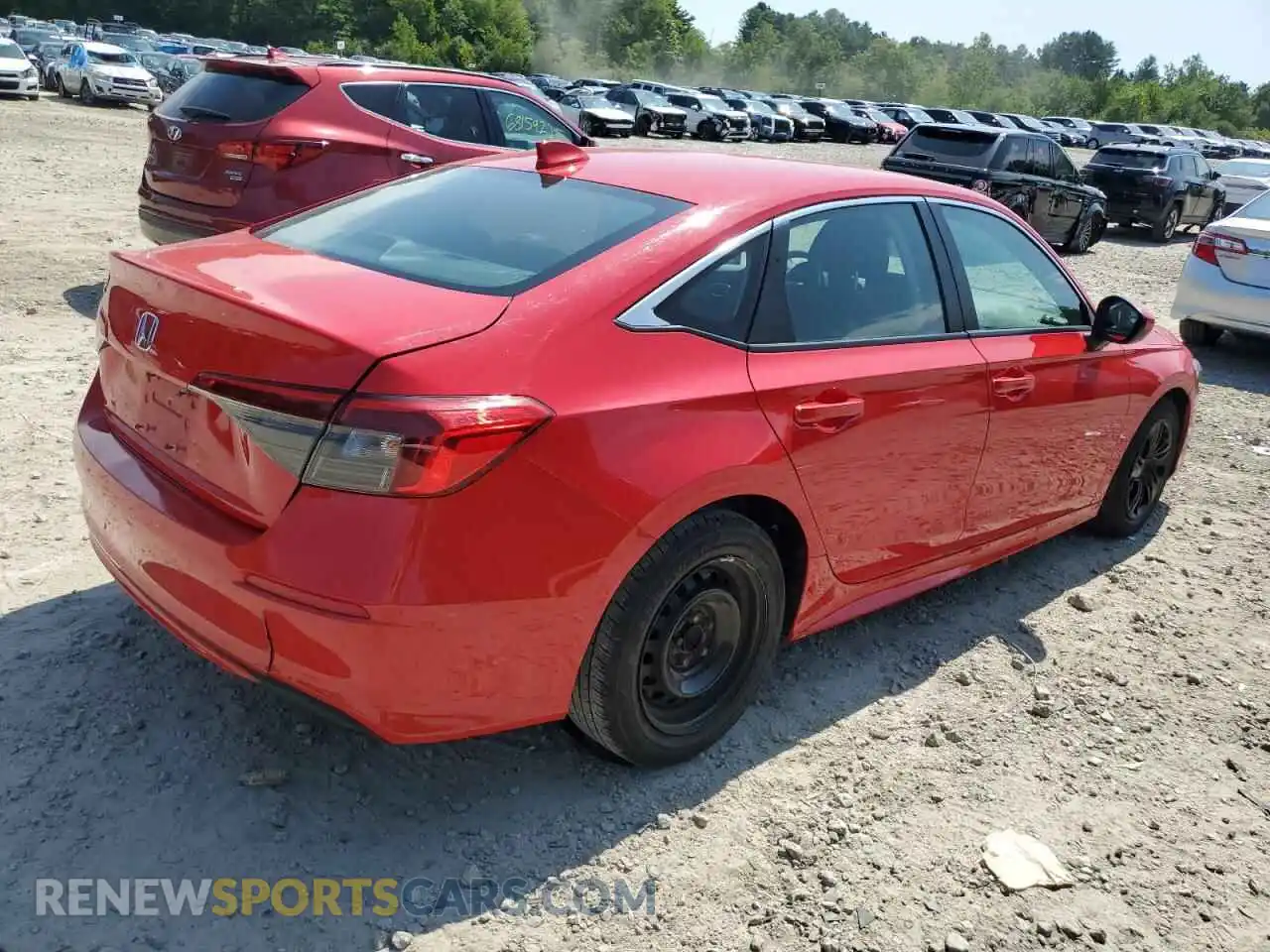 3 Photograph of a damaged car 2HGFE2F22NH526893 HONDA CIVIC 2022