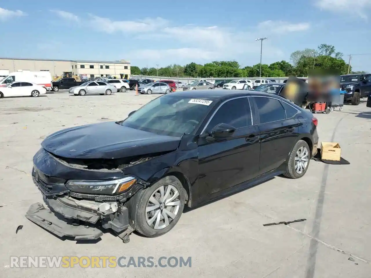 1 Photograph of a damaged car 2HGFE2F22NH528577 HONDA CIVIC 2022