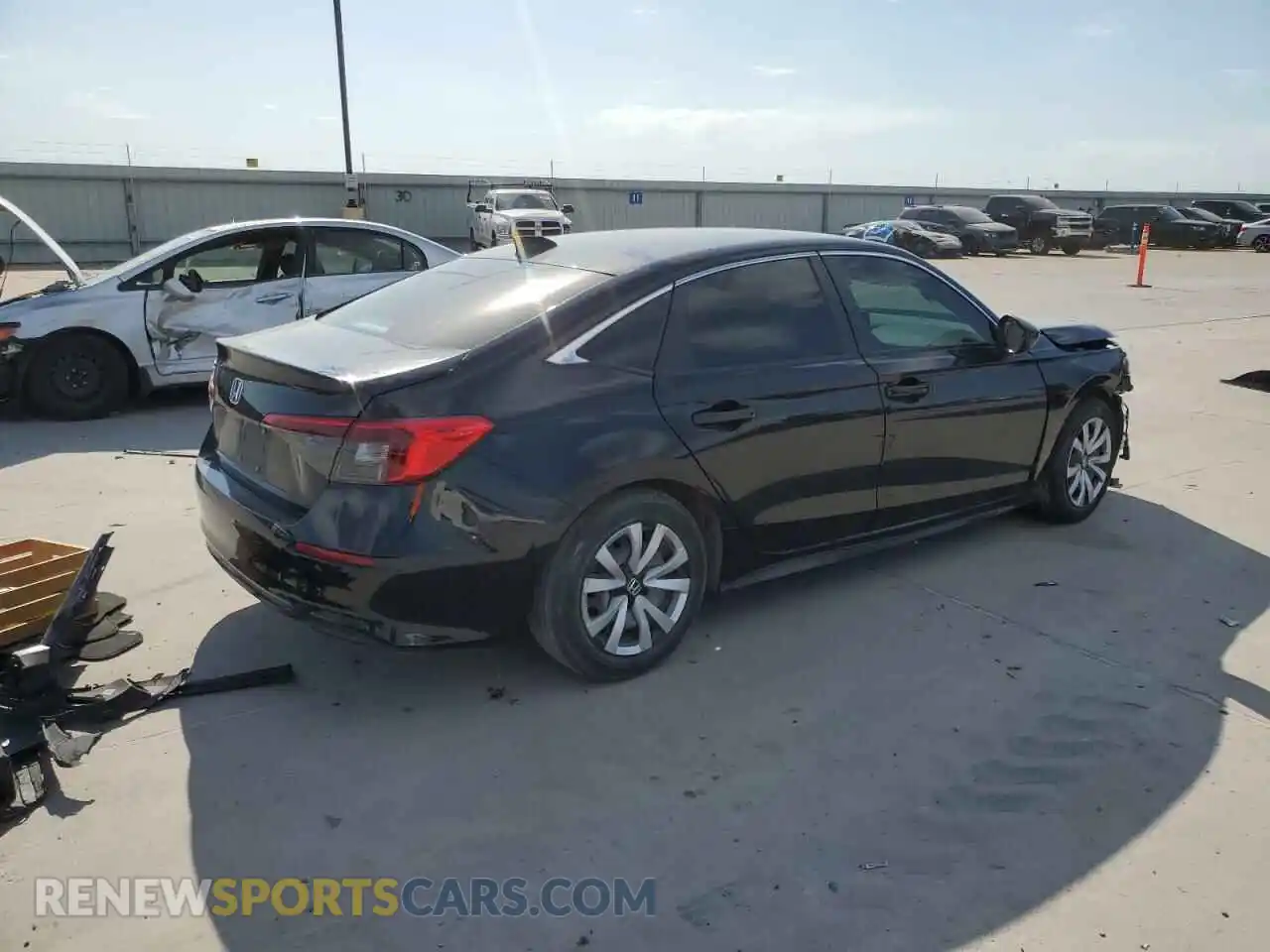 3 Photograph of a damaged car 2HGFE2F22NH528577 HONDA CIVIC 2022
