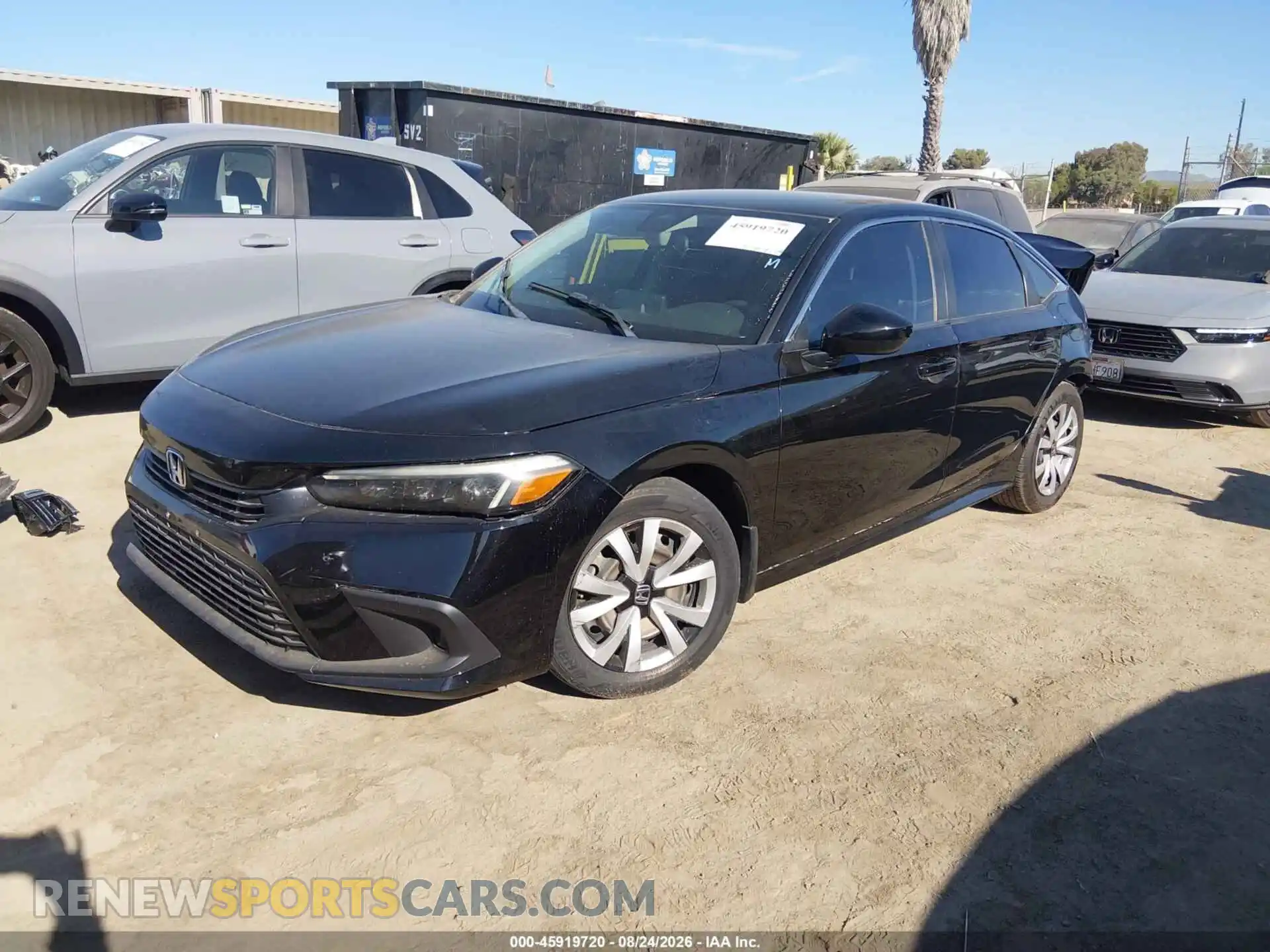 2 Photograph of a damaged car 2HGFE2F22NH553768 HONDA CIVIC 2022