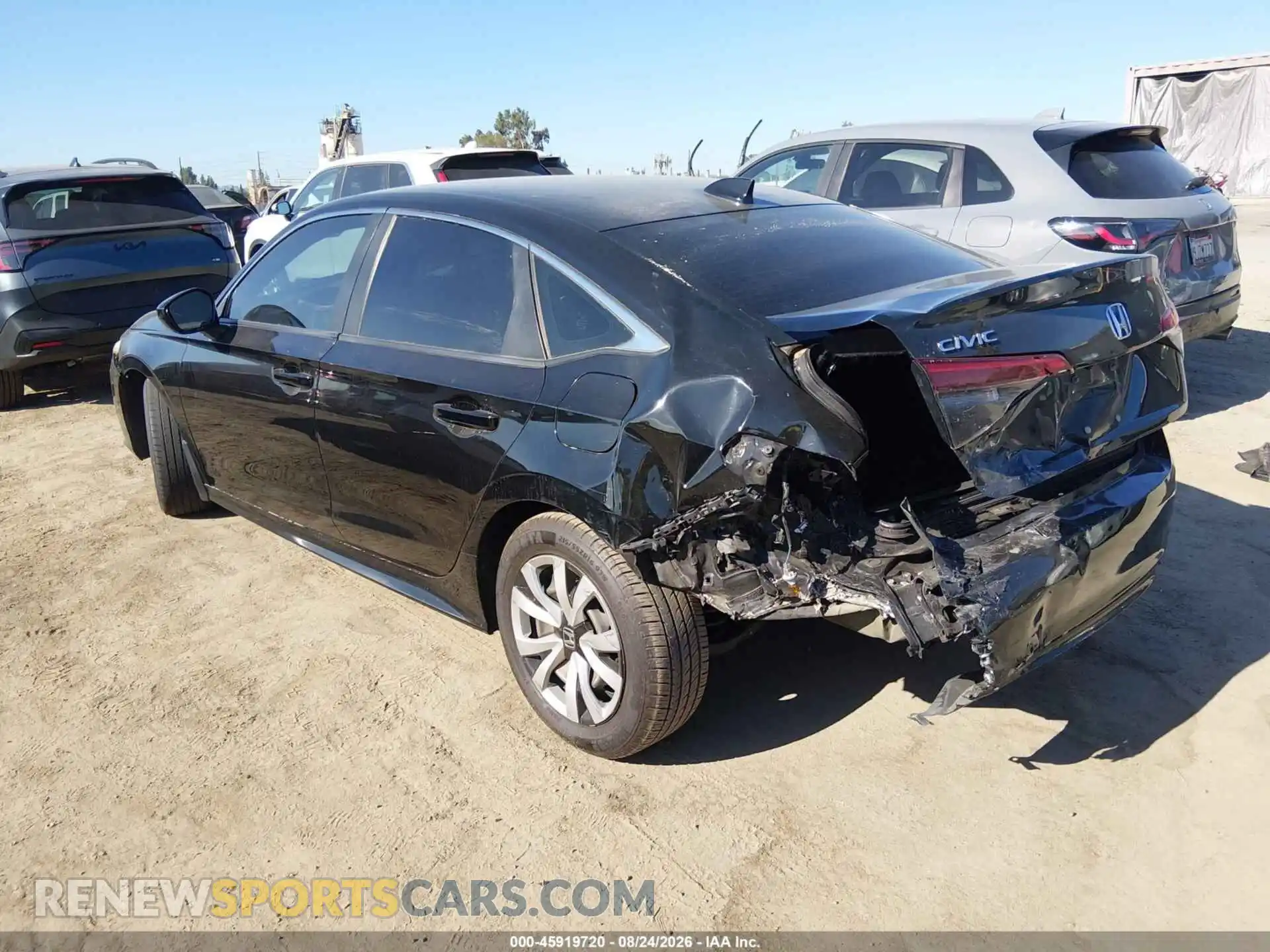 3 Photograph of a damaged car 2HGFE2F22NH553768 HONDA CIVIC 2022