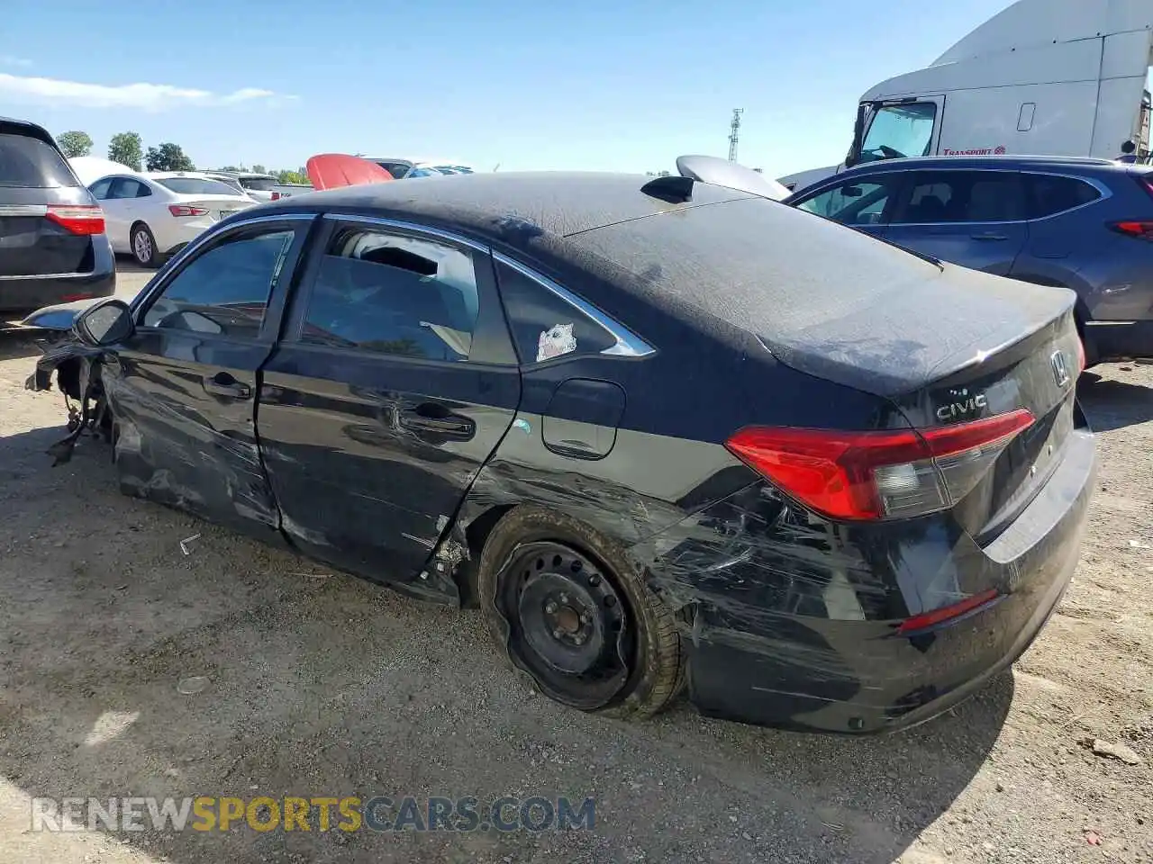 2 Photograph of a damaged car 2HGFE2F23NH107581 HONDA CIVIC 2022