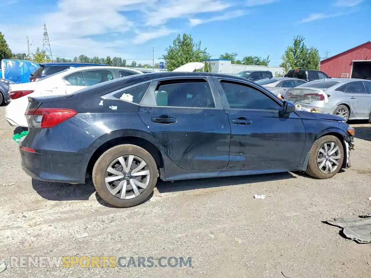 3 Photograph of a damaged car 2HGFE2F23NH107581 HONDA CIVIC 2022