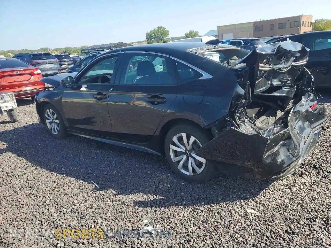 2 fotografías del automóvil dañado 2HGFE2F23NH522724 HONDA CIVIC 2022