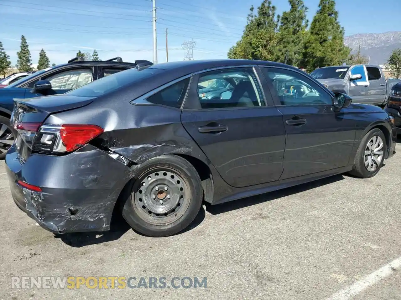 3 Photograph of a damaged car 2HGFE2F23NH524389 HONDA CIVIC 2022