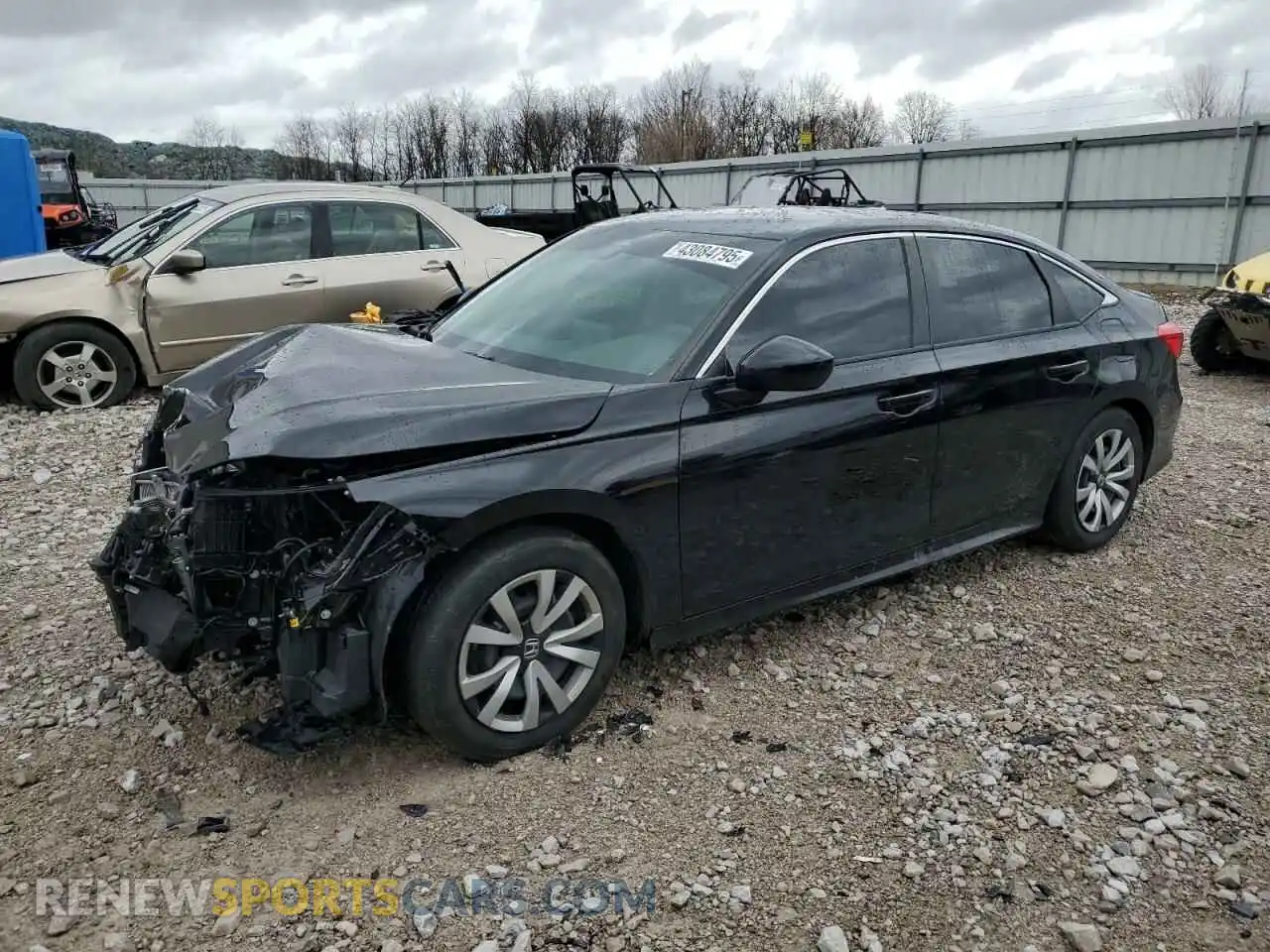 1 Photograph of a damaged car 2HGFE2F23NH551978 HONDA CIVIC 2022