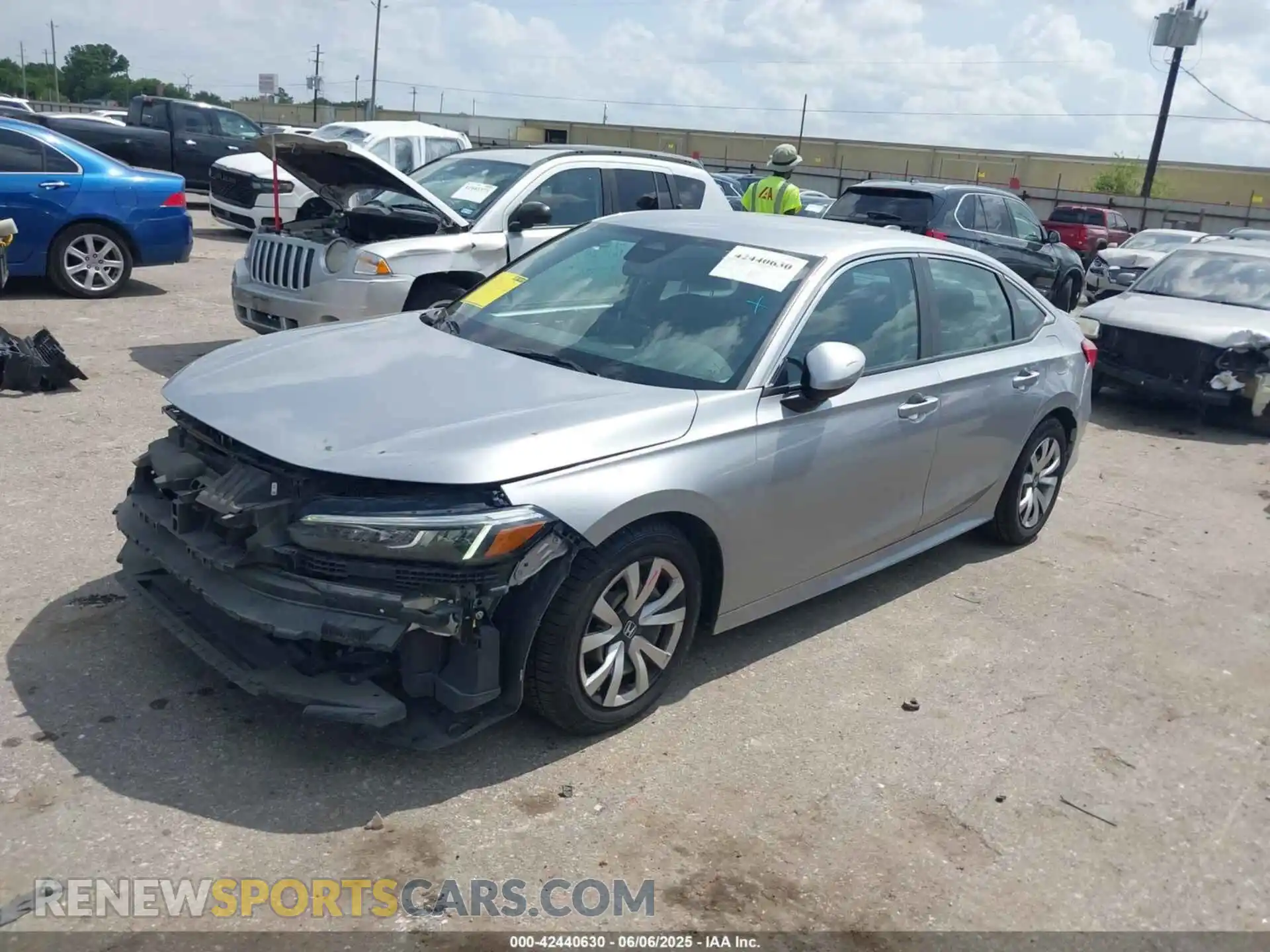 2 Photograph of a damaged car 2HGFE2F24NH509089 HONDA CIVIC 2022