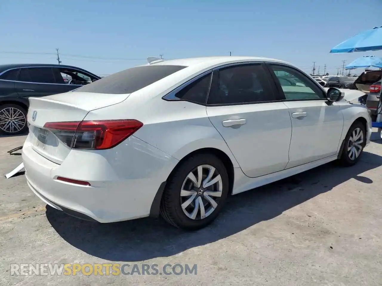 3 Photograph of a damaged car 2HGFE2F24NH520836 HONDA CIVIC 2022