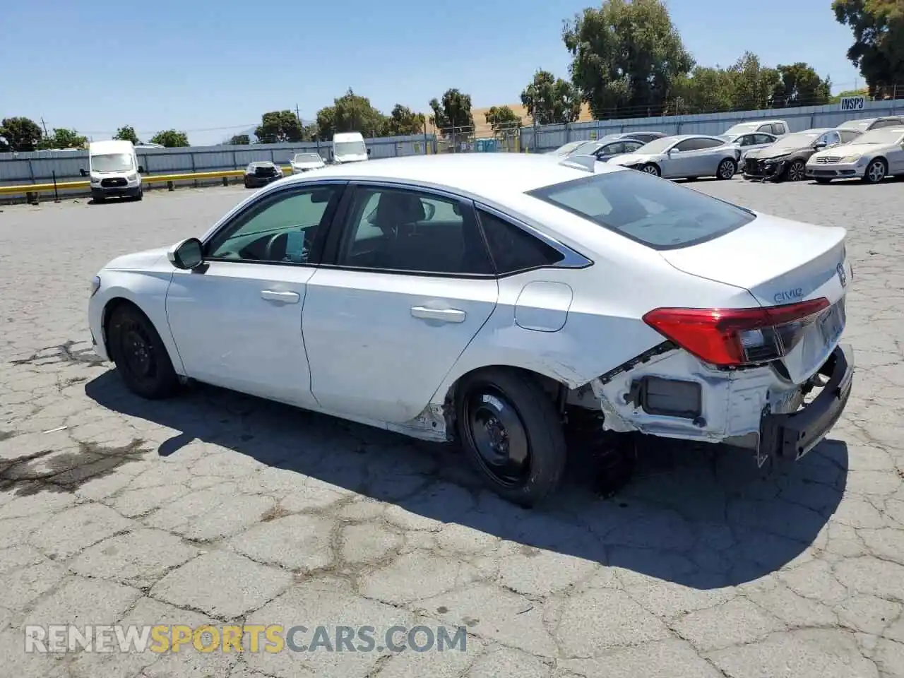 2 Photograph of a damaged car 2HGFE2F24NH596072 HONDA CIVIC 2022