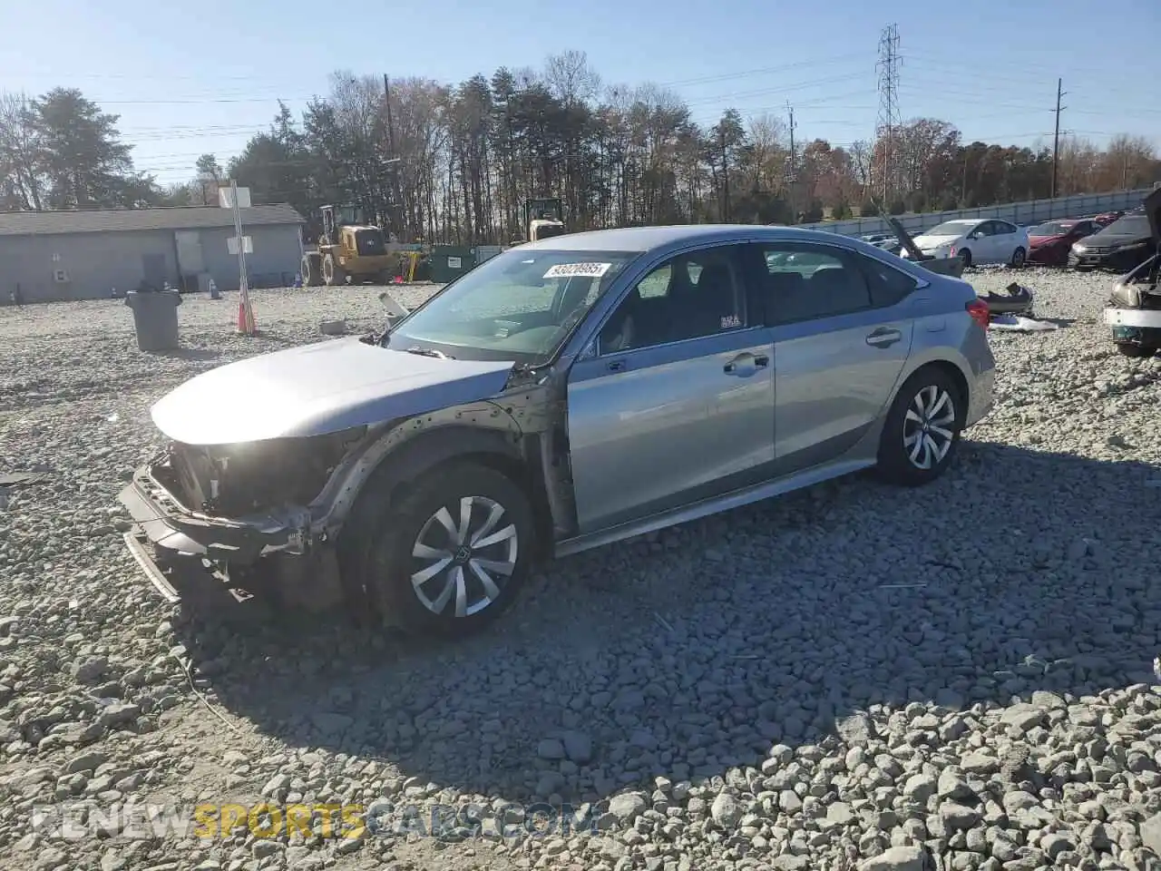 1 Photograph of a damaged car 2HGFE2F25NH509358 HONDA CIVIC 2022