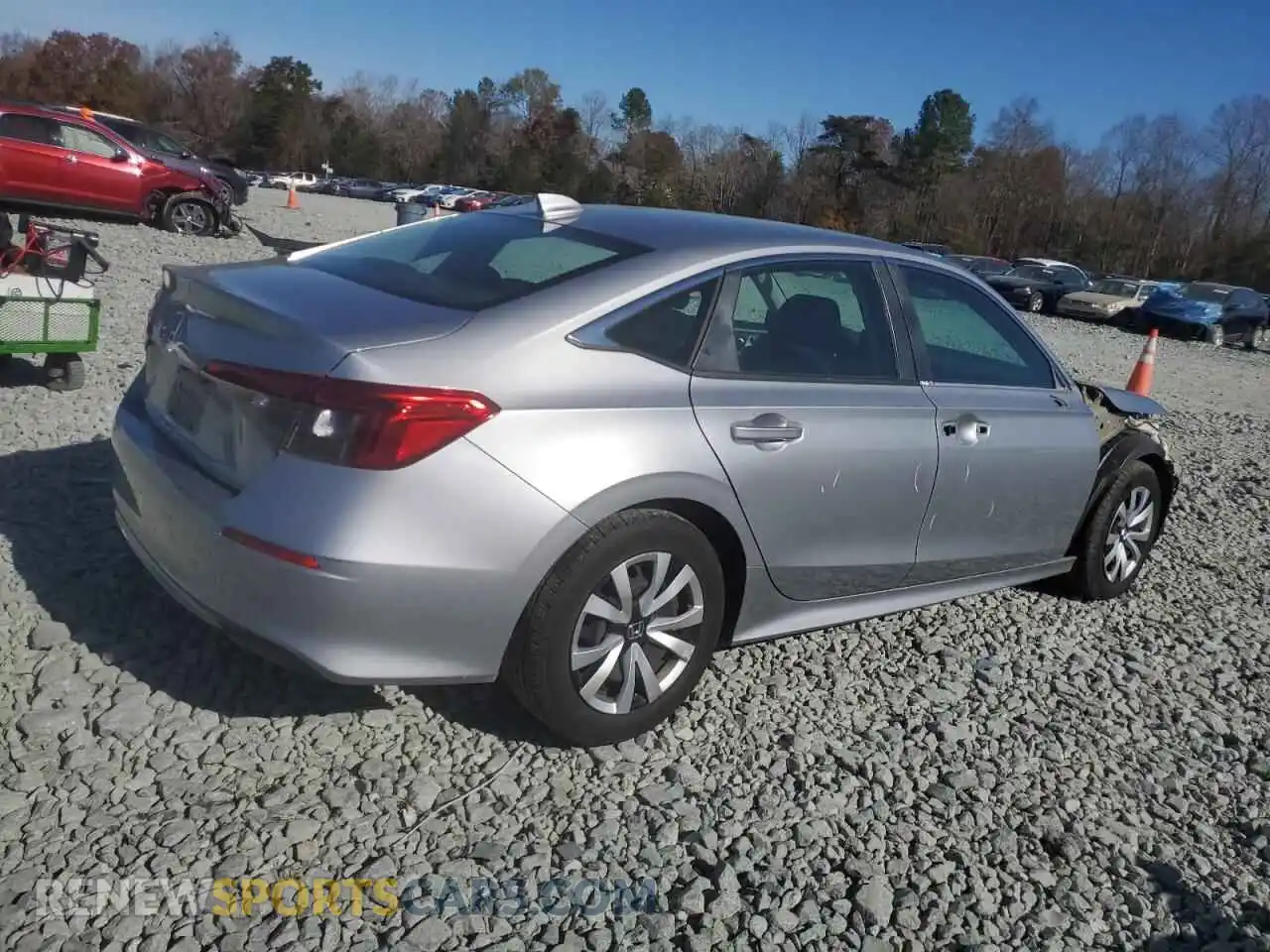 3 Photograph of a damaged car 2HGFE2F25NH509358 HONDA CIVIC 2022