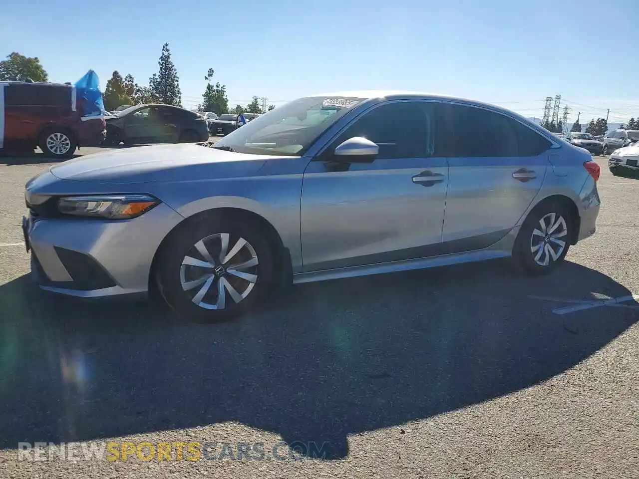 1 Photograph of a damaged car 2HGFE2F25NH520764 HONDA CIVIC 2022