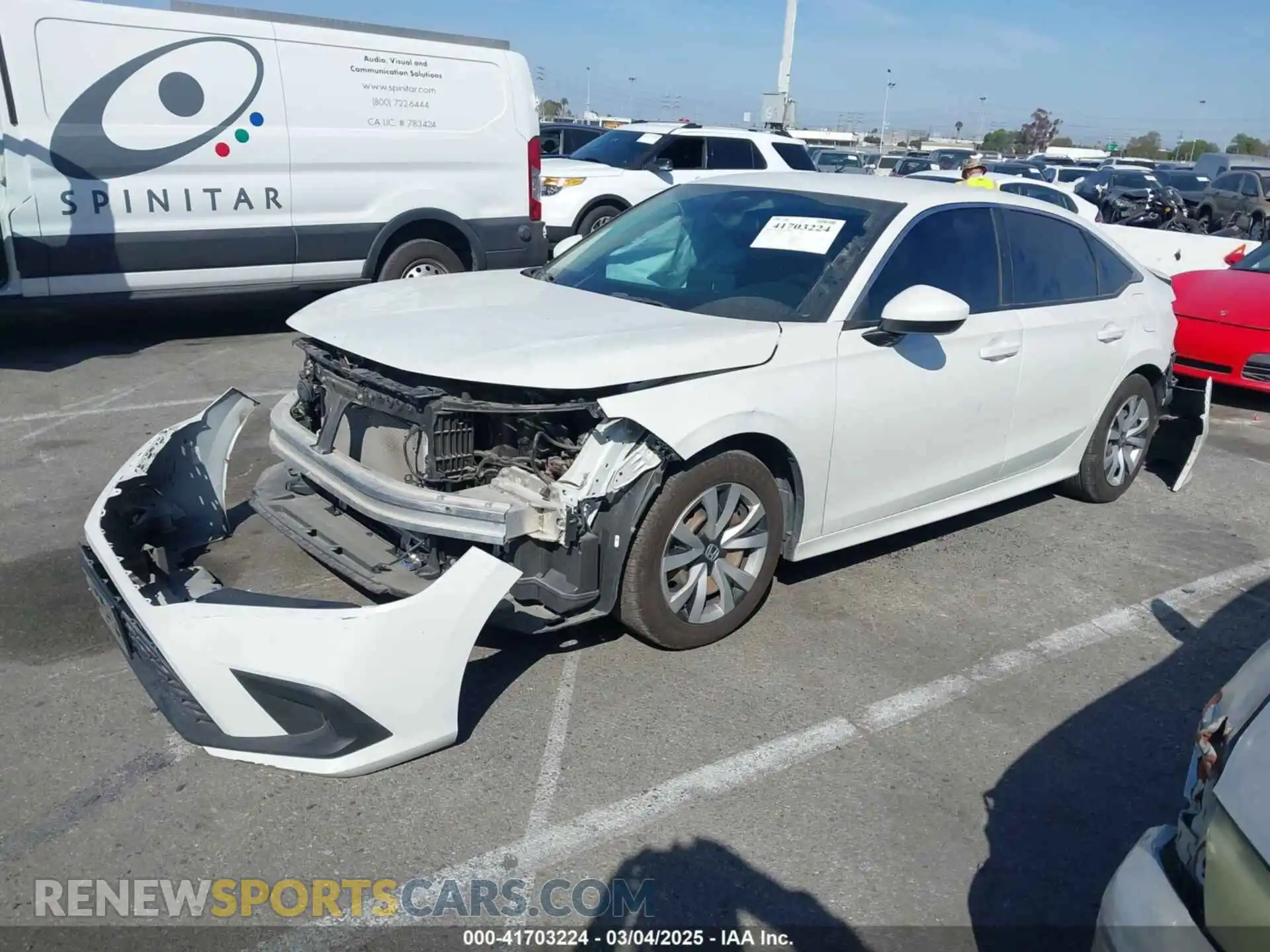 2 Photograph of a damaged car 2HGFE2F25NH526516 HONDA CIVIC 2022