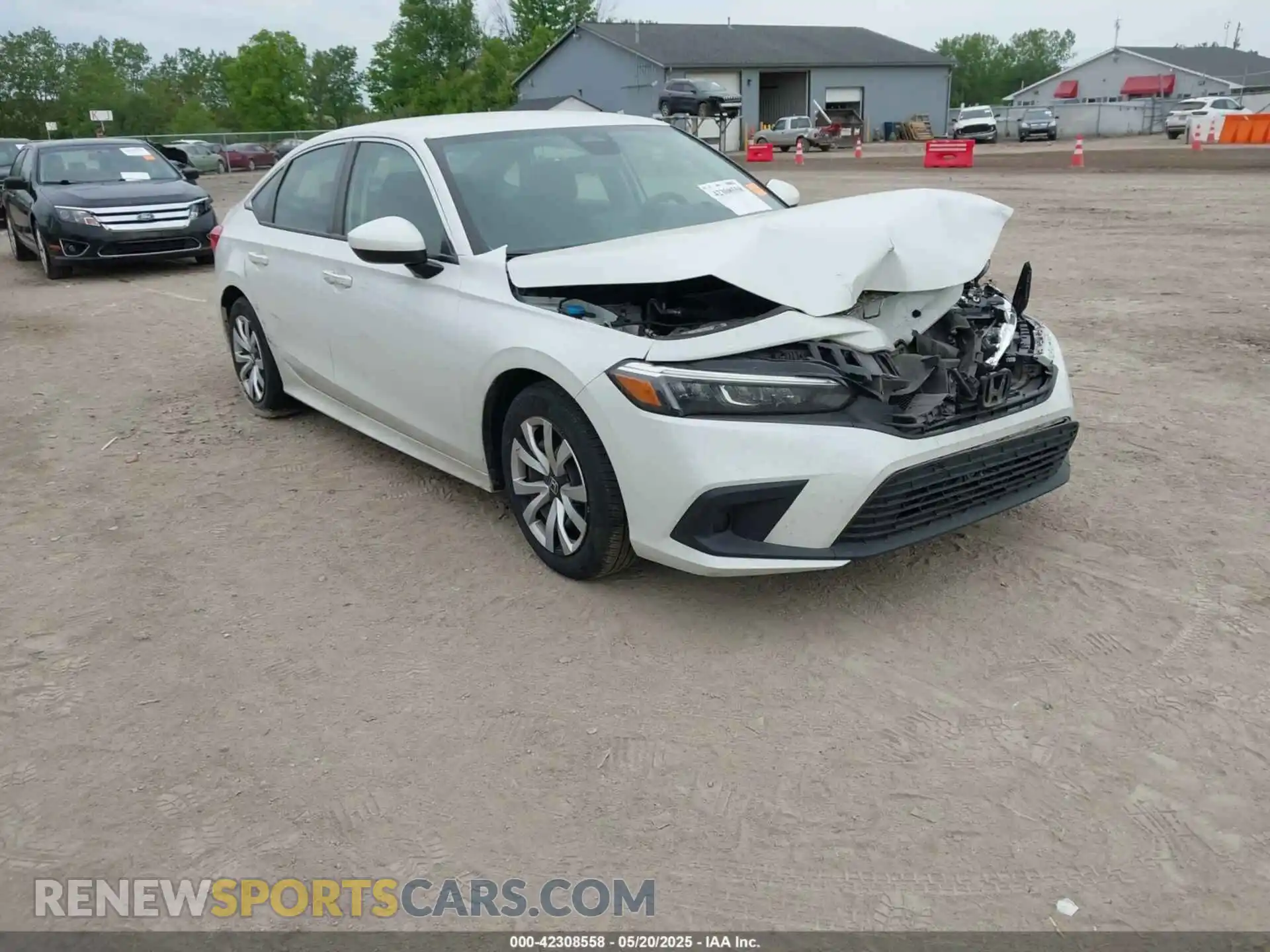1 Photograph of a damaged car 2HGFE2F25NH527357 HONDA CIVIC 2022