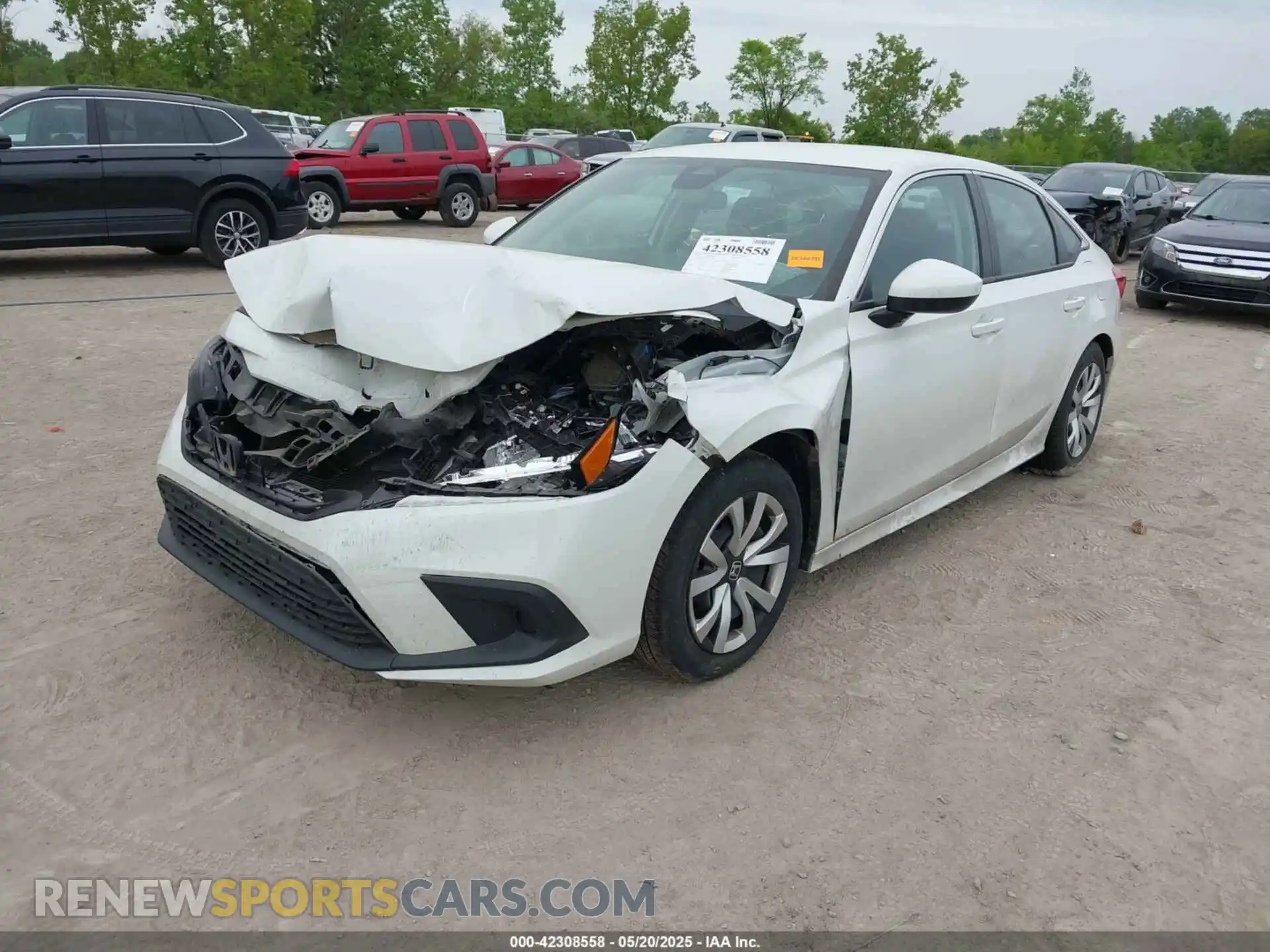 2 Photograph of a damaged car 2HGFE2F25NH527357 HONDA CIVIC 2022